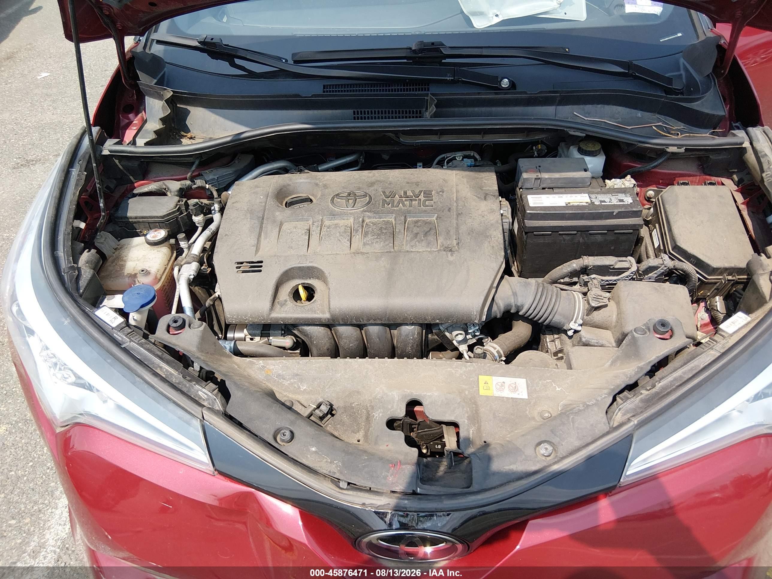 2019 Toyota C-hr Le Красный vin: NMTKHMBX6KR096136