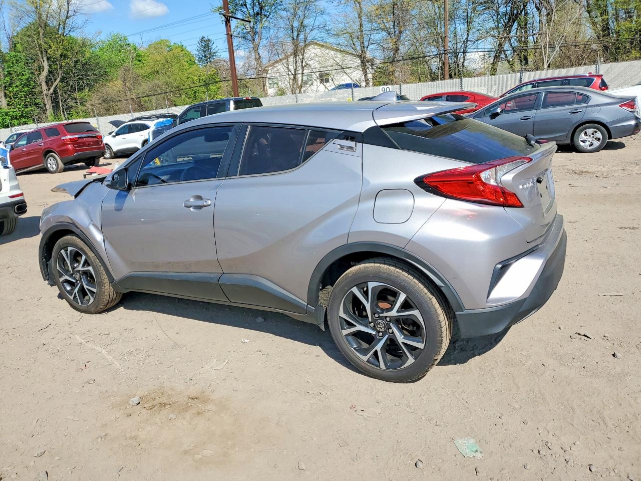 2020 Toyota C-hr Xle Gray vin: NMTKHMBX8LR104870