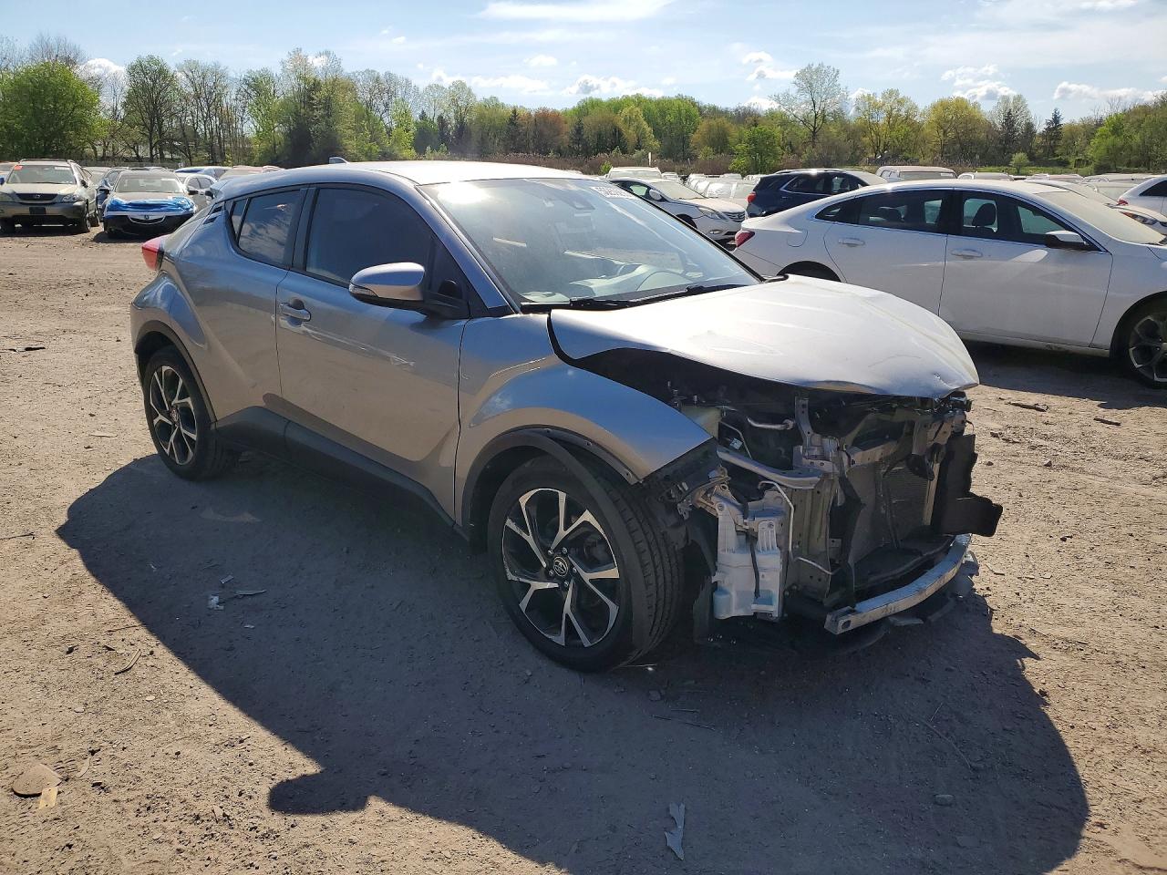 2020 Toyota C-hr Xle Gray vin: NMTKHMBX8LR104870