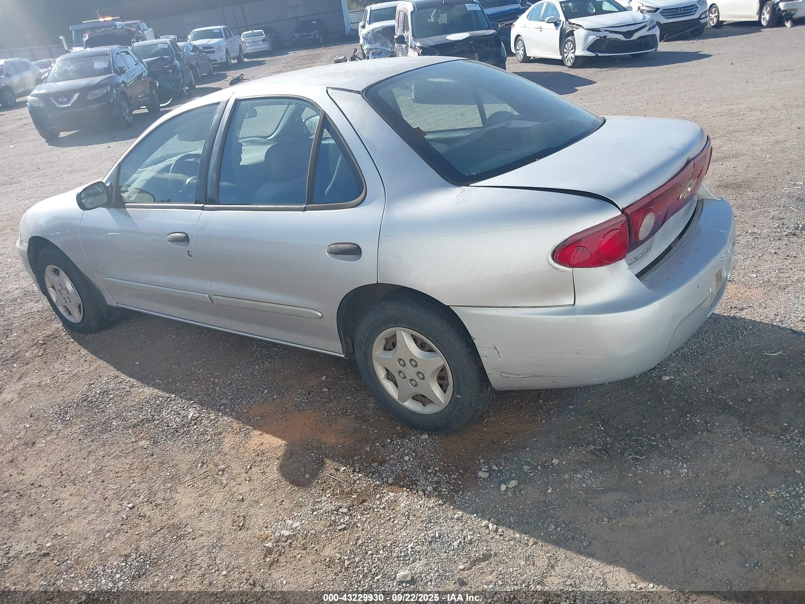 2005 Chevrolet Cavalier   Серебряный vin: OK0570425344     