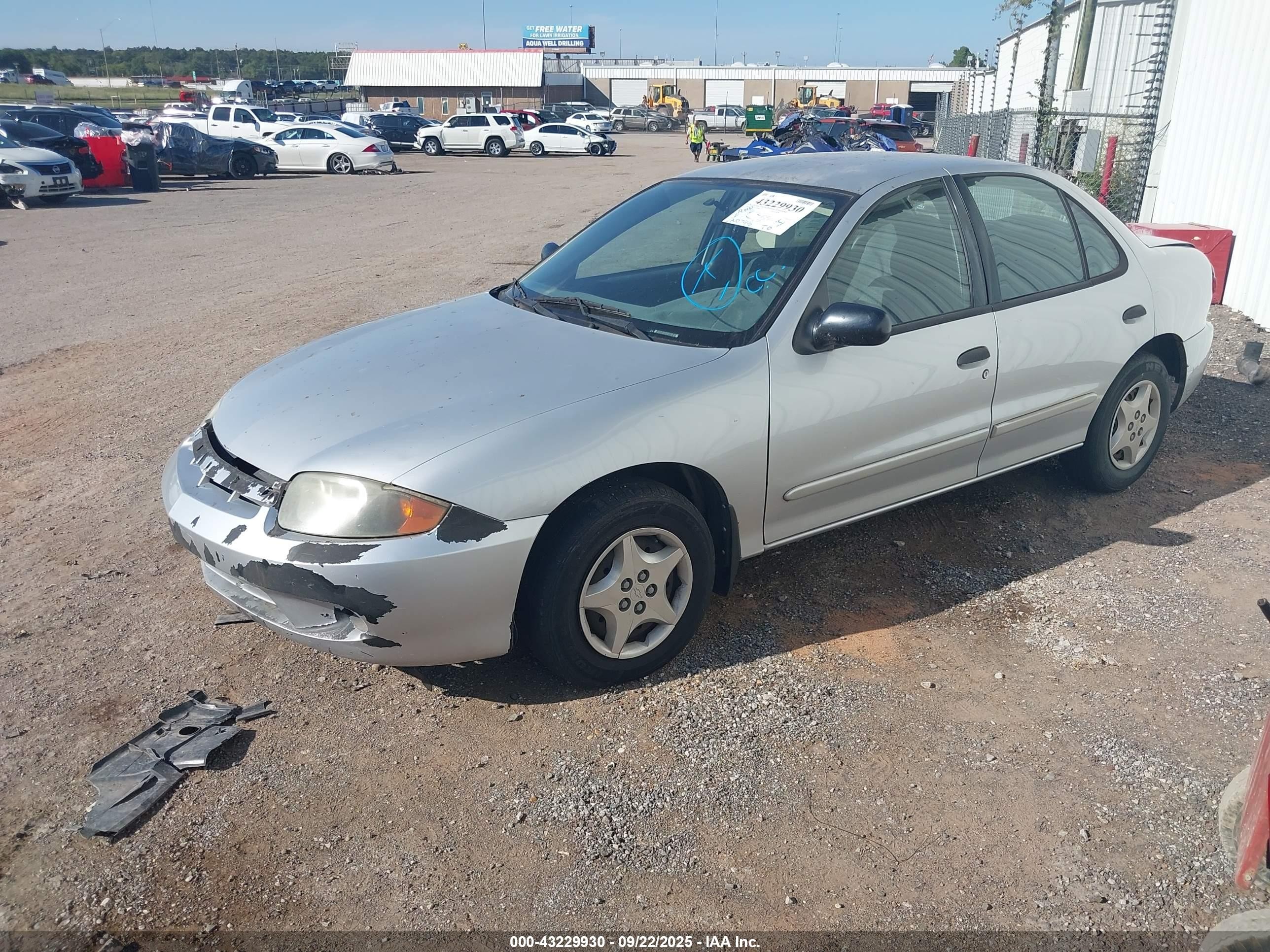 2005 Chevrolet Cavalier   Серебряный vin: OK0570425344     