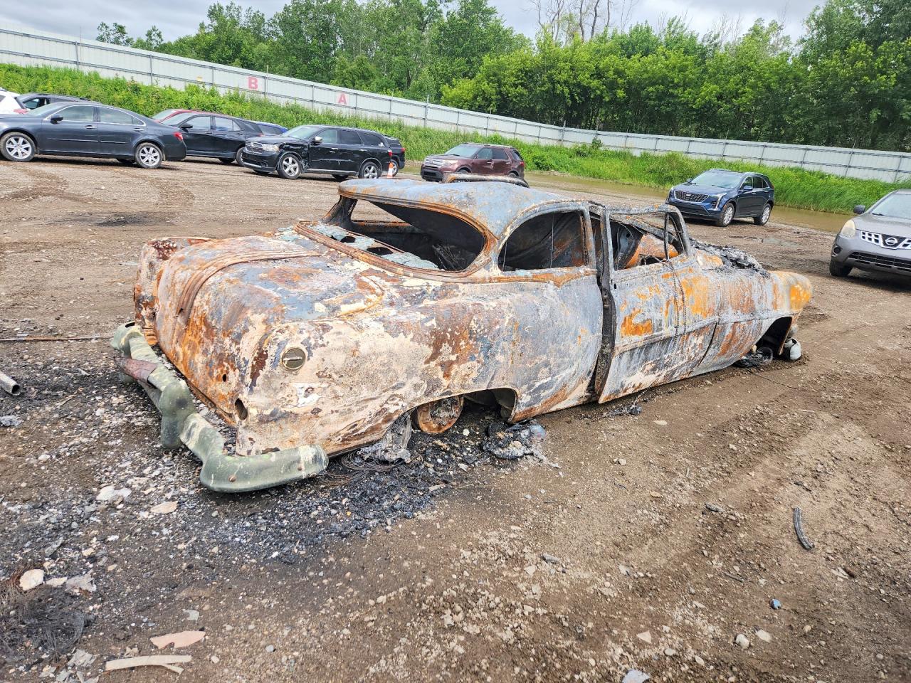1954 Pontiac Chieftain Burn vin: P8ZH37601