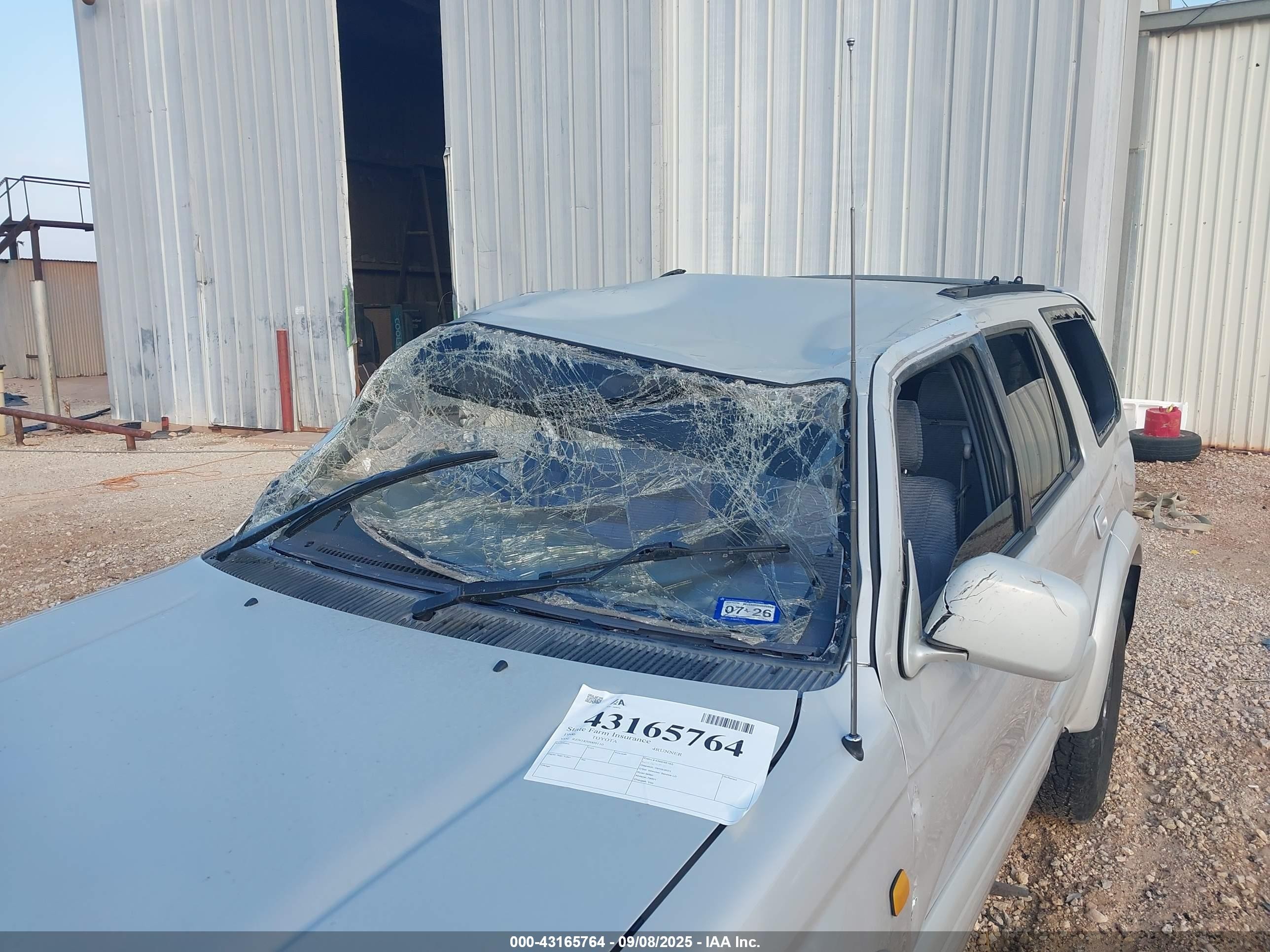 1996 Toyota 4runner   Серебряный vin: RZN1850009110    