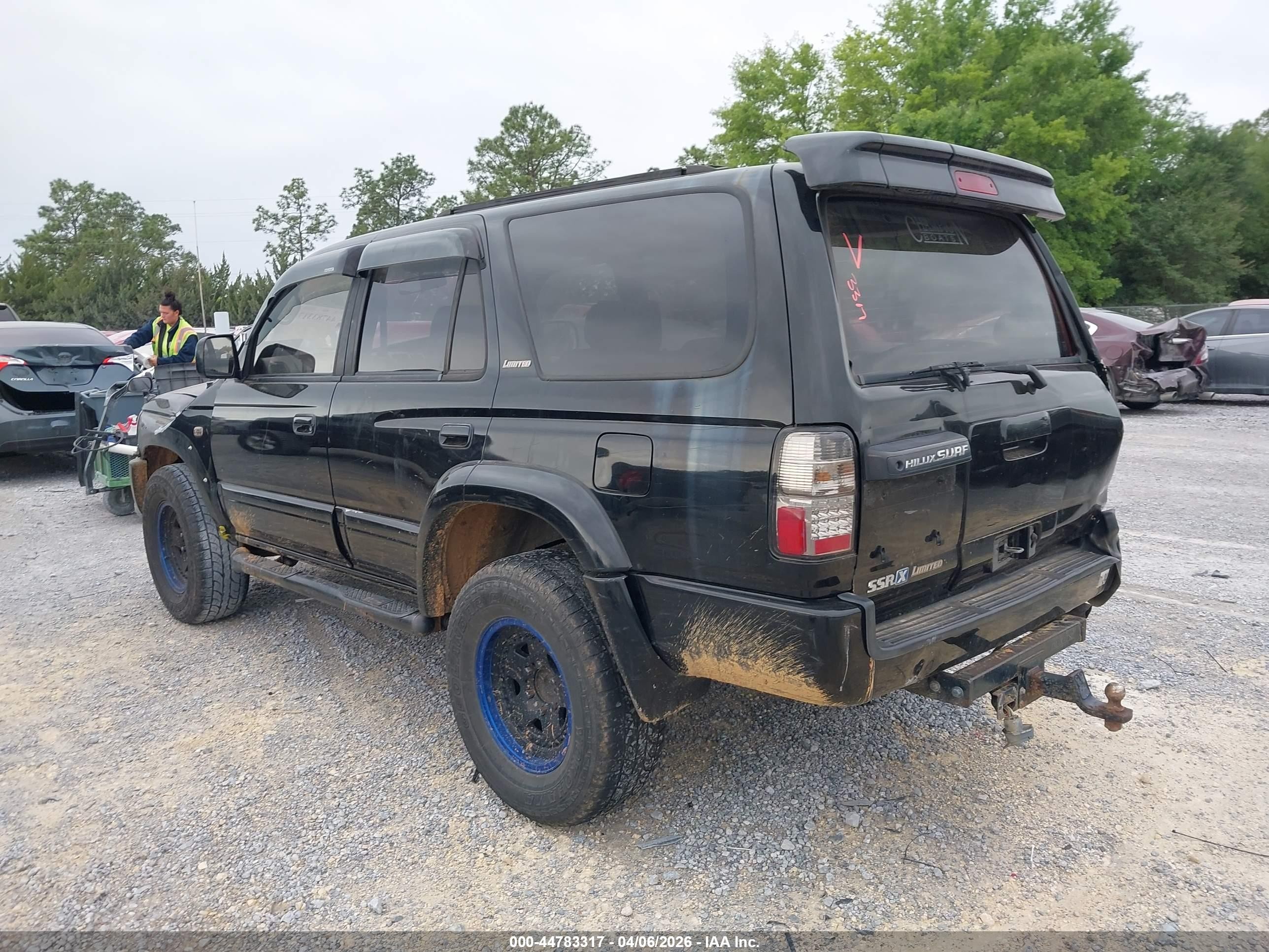 1997 Toyota Hilux Ssrs Limited   Black vin: RZN1859004100    