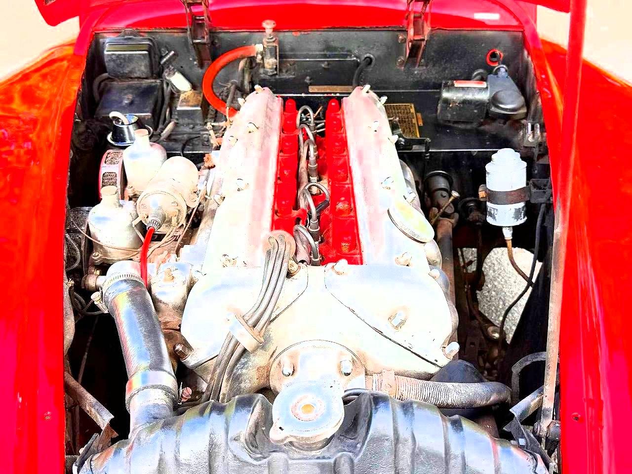 1956 Jaguar Xk140 4-speed Manual Transmission Red vin: S817586