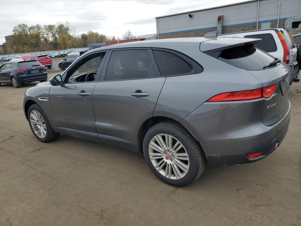 2018 Jaguar F-pace Premium Серый vin: SADCJ2EVXJA244278