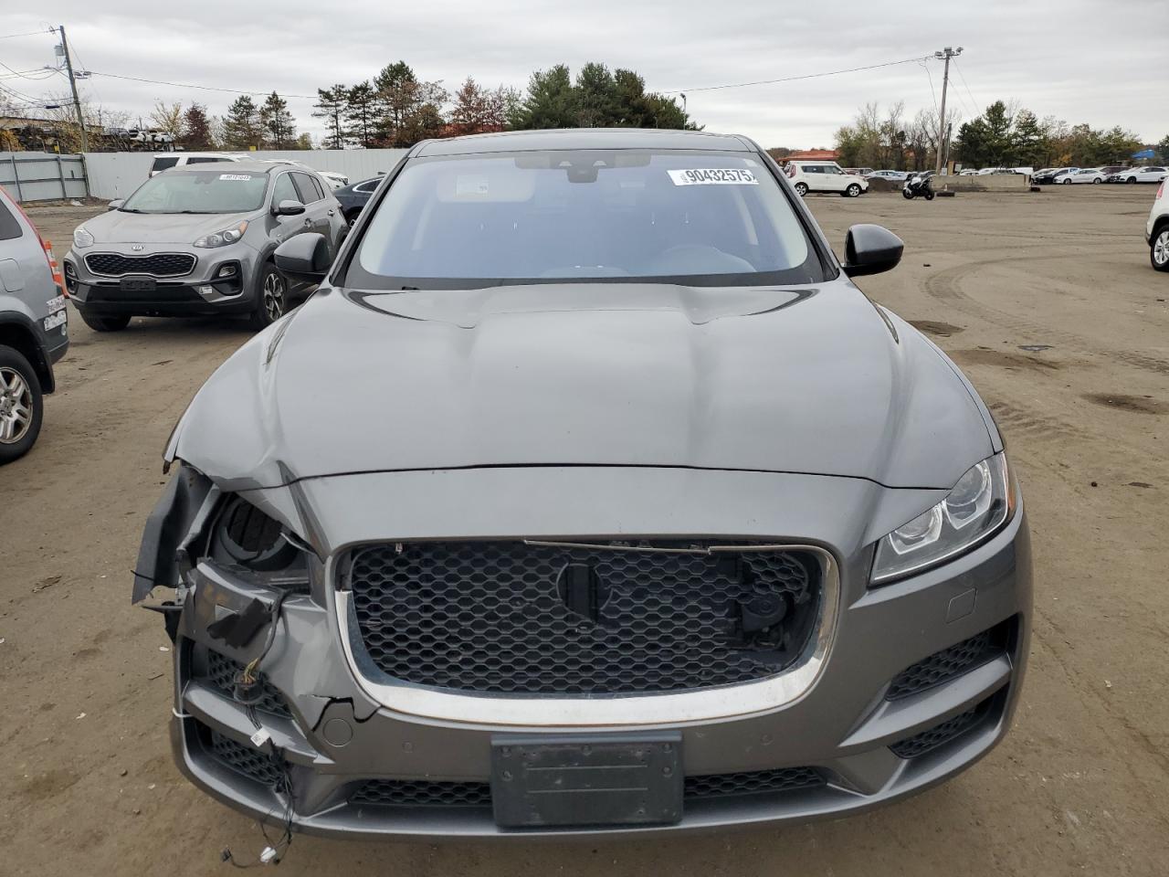 2018 Jaguar F-pace Premium Серый vin: SADCJ2EVXJA244278