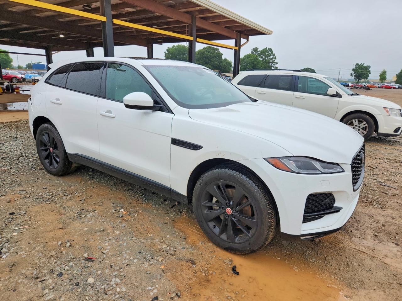 2022 Jaguar F-pace S White vin: SADCJ2EX2NA700166