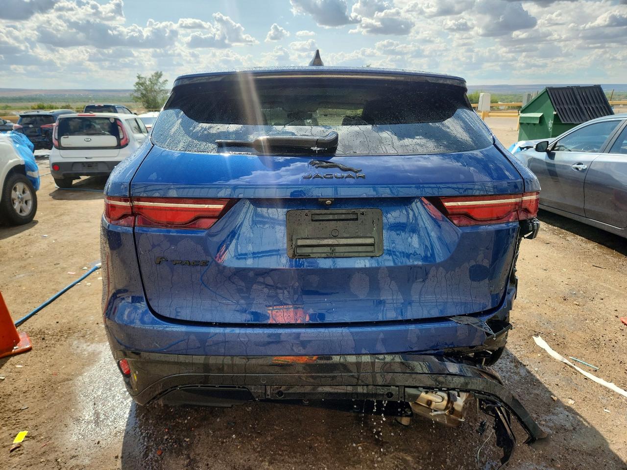2021 Jaguar F-pace S Blue vin: SADCJ2EX3MA678113