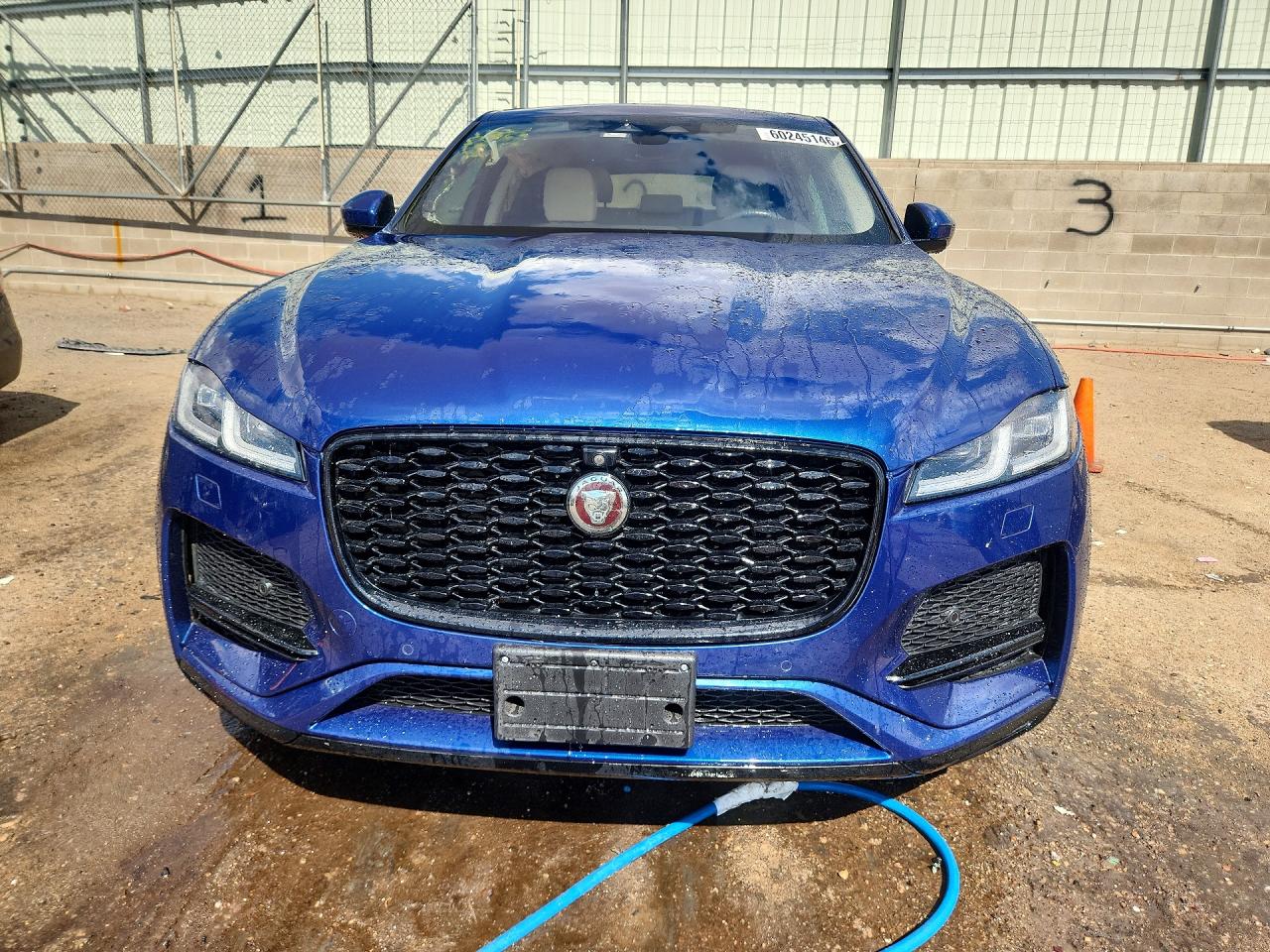 2021 Jaguar F-pace S Blue vin: SADCJ2EX3MA678113