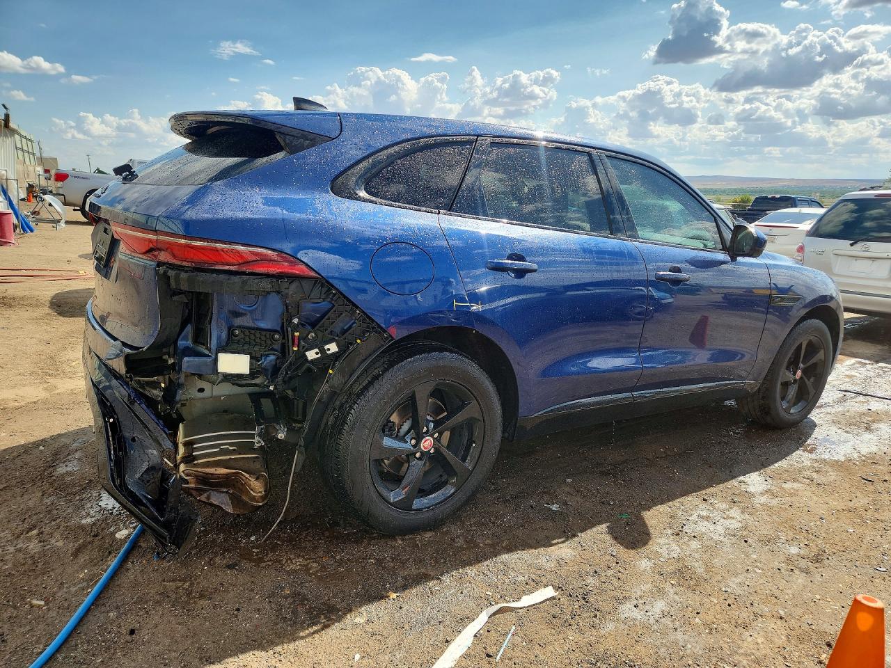 2021 Jaguar F-pace S Blue vin: SADCJ2EX3MA678113