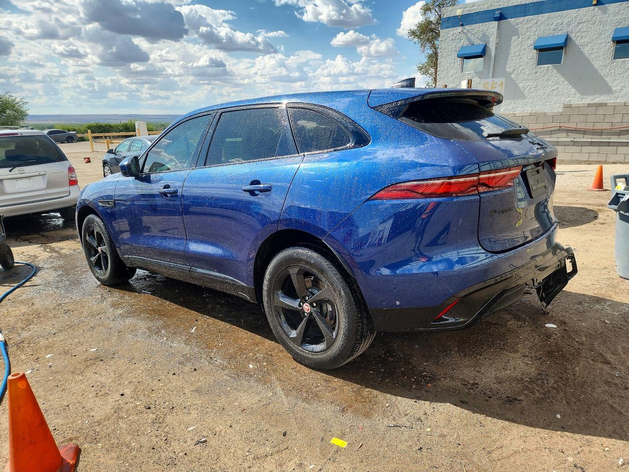 2021 Jaguar F-pace S Blue vin: SADCJ2EX3MA678113