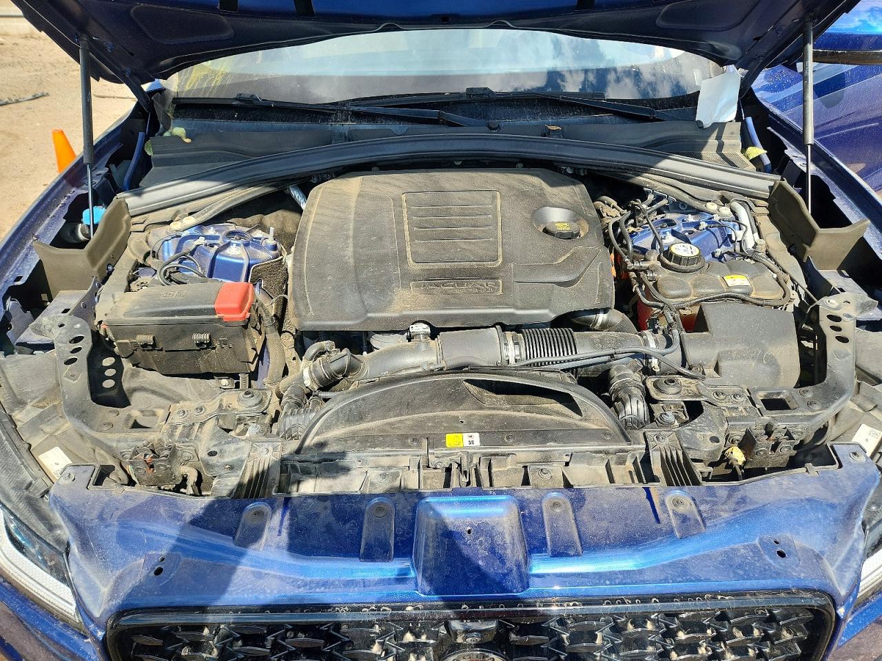 2021 Jaguar F-pace S Blue vin: SADCJ2EX3MA678113