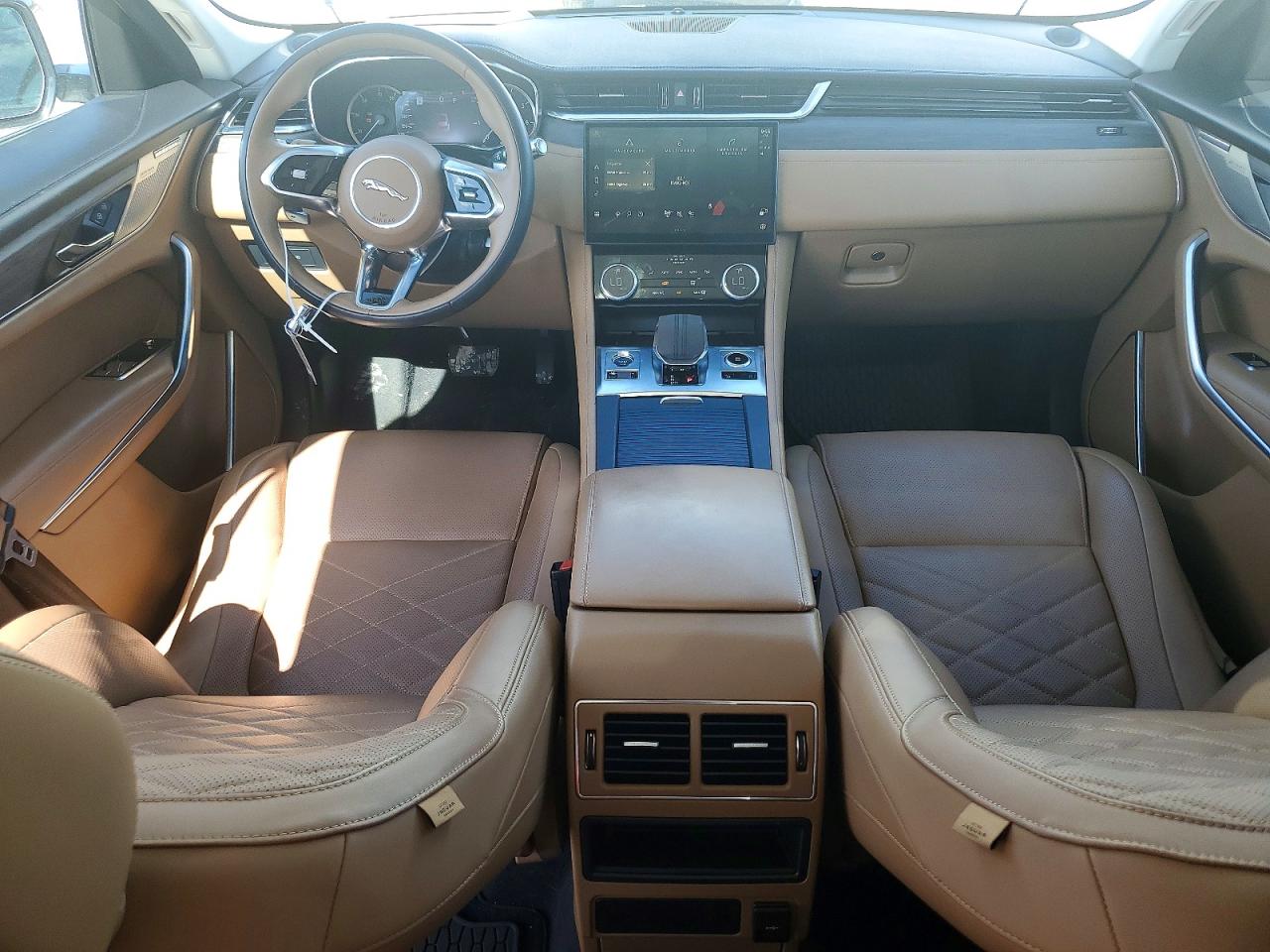 2022 Jaguar F-pace S White vin: SADCJ2EX6NA701109