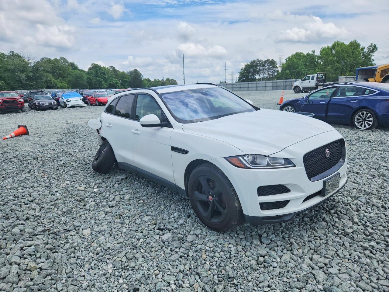 2018 Jaguar F-pace Premium White vin: SADCJ2FX3JA265778