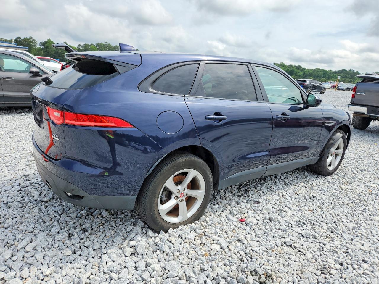 2019 Jaguar F-pace Premium Синий vin: SADCJ2FX8KA366235