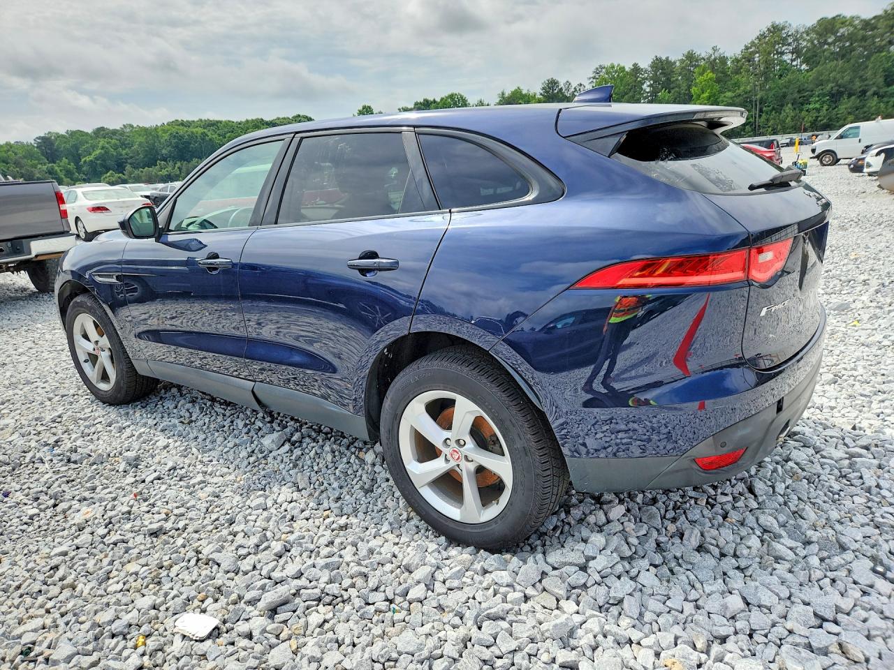 2019 Jaguar F-pace Premium Синий vin: SADCJ2FX8KA366235