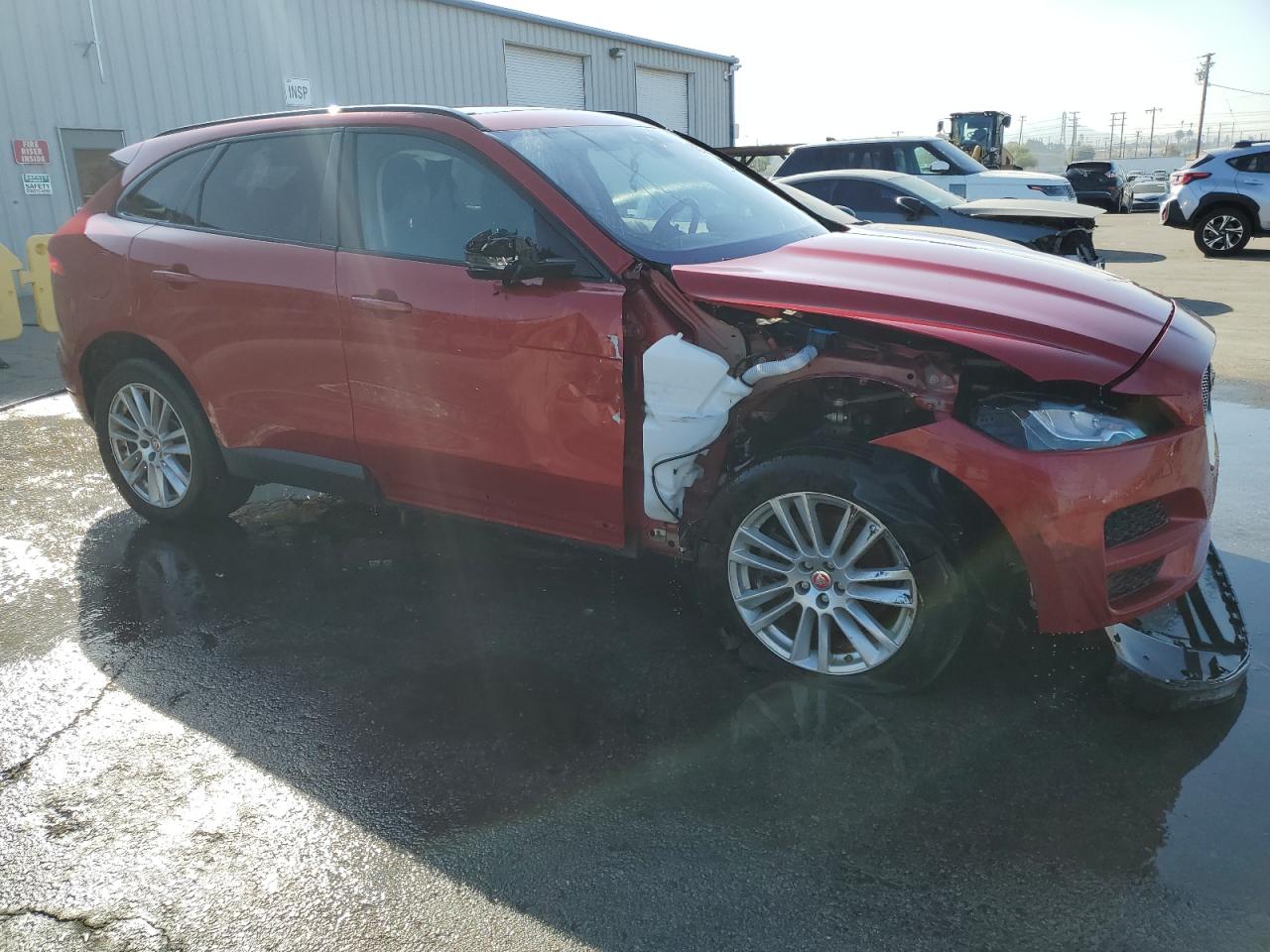 2018 Jaguar F-pace Prestige Красный vin: SADCK2GX6JA281307
