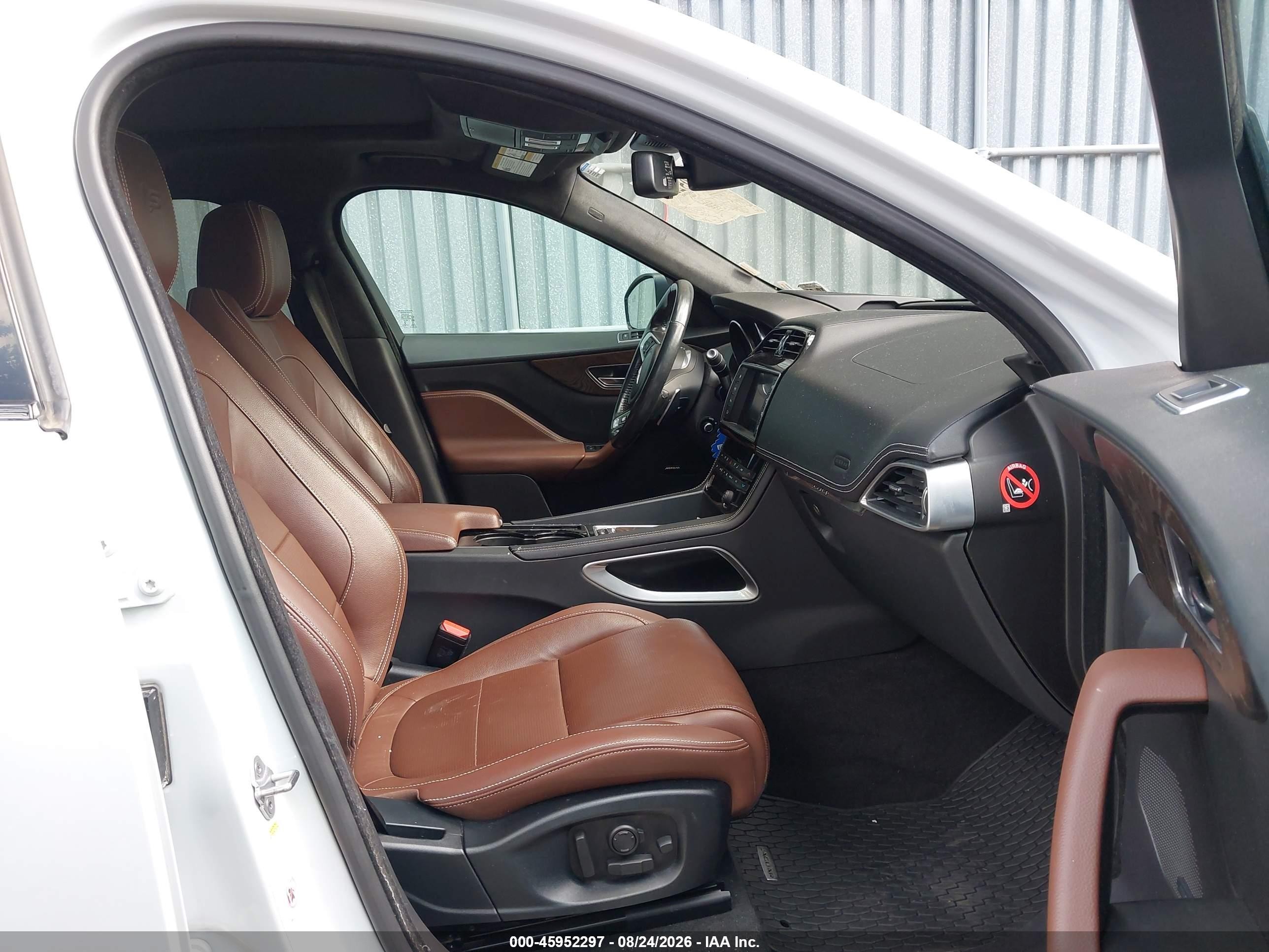 2017 Jaguar F-pace S White vin: SADCM2BV9HA079507