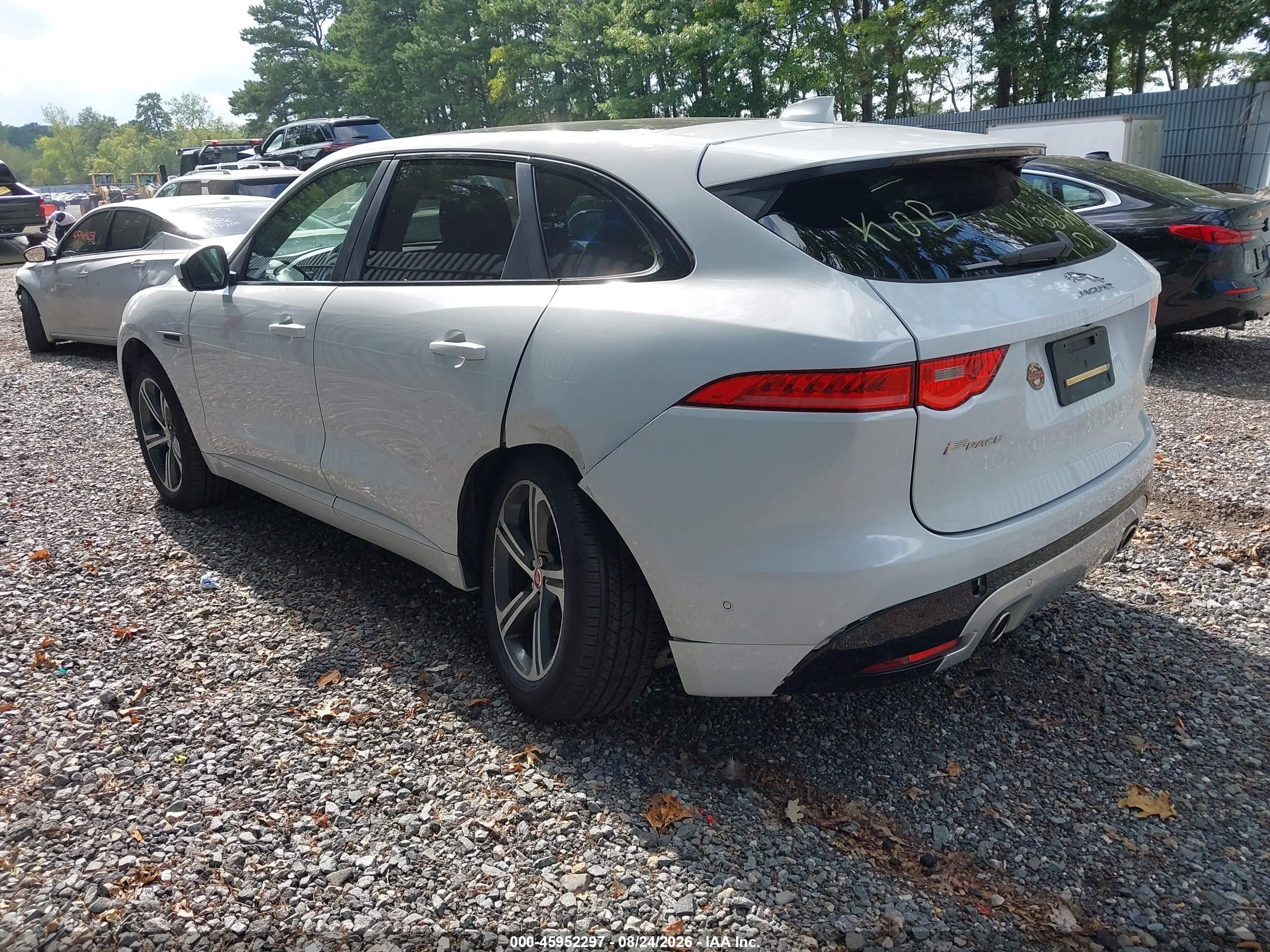 2017 Jaguar F-pace S White vin: SADCM2BV9HA079507