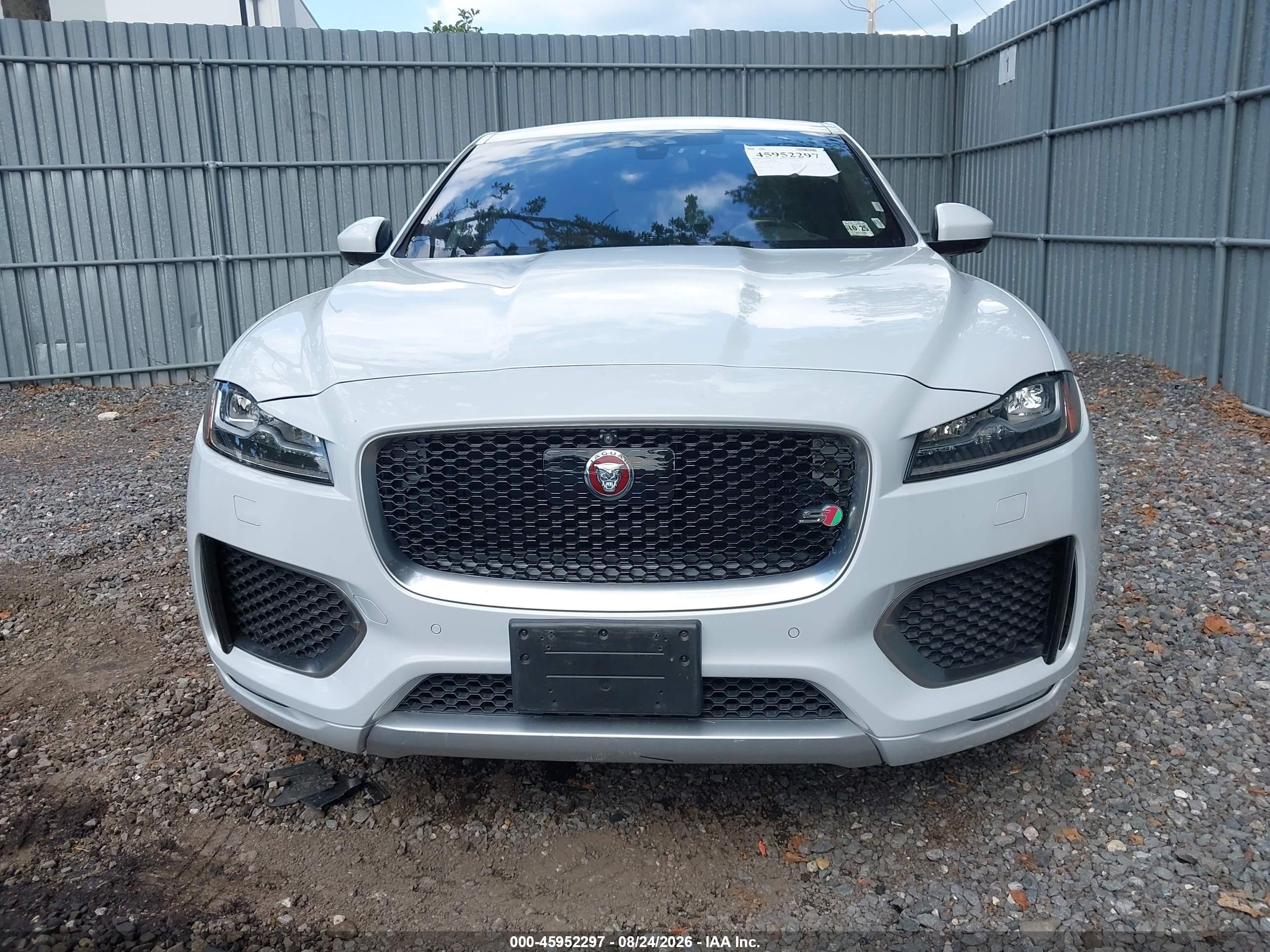 2017 Jaguar F-pace S White vin: SADCM2BV9HA079507
