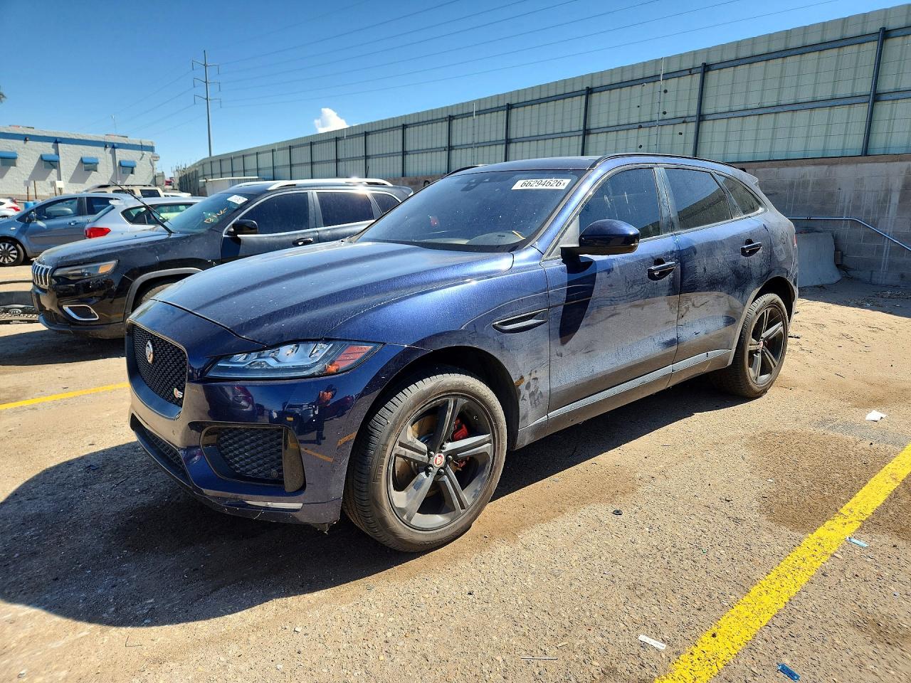 2017 Jaguar F-pace S Blue vin: SADCM2BVXHA075918