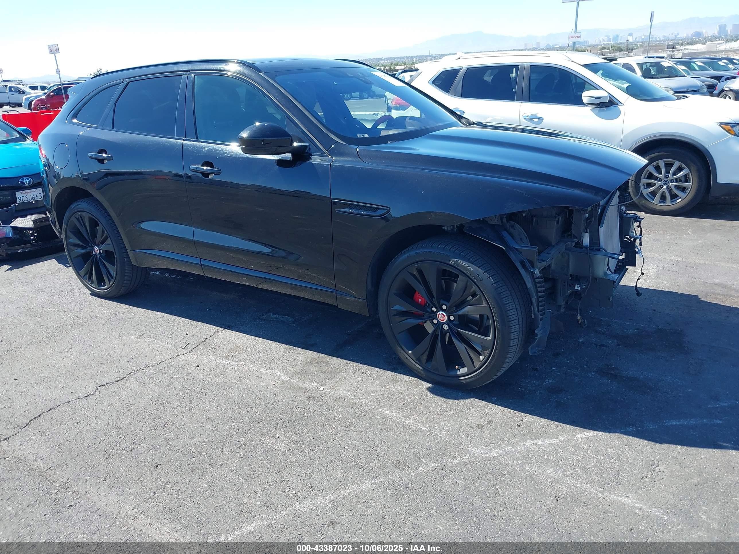 2020 Jaguar F-pace S P380 Awd Automatic Black vin: SADCM2FV6LA662944