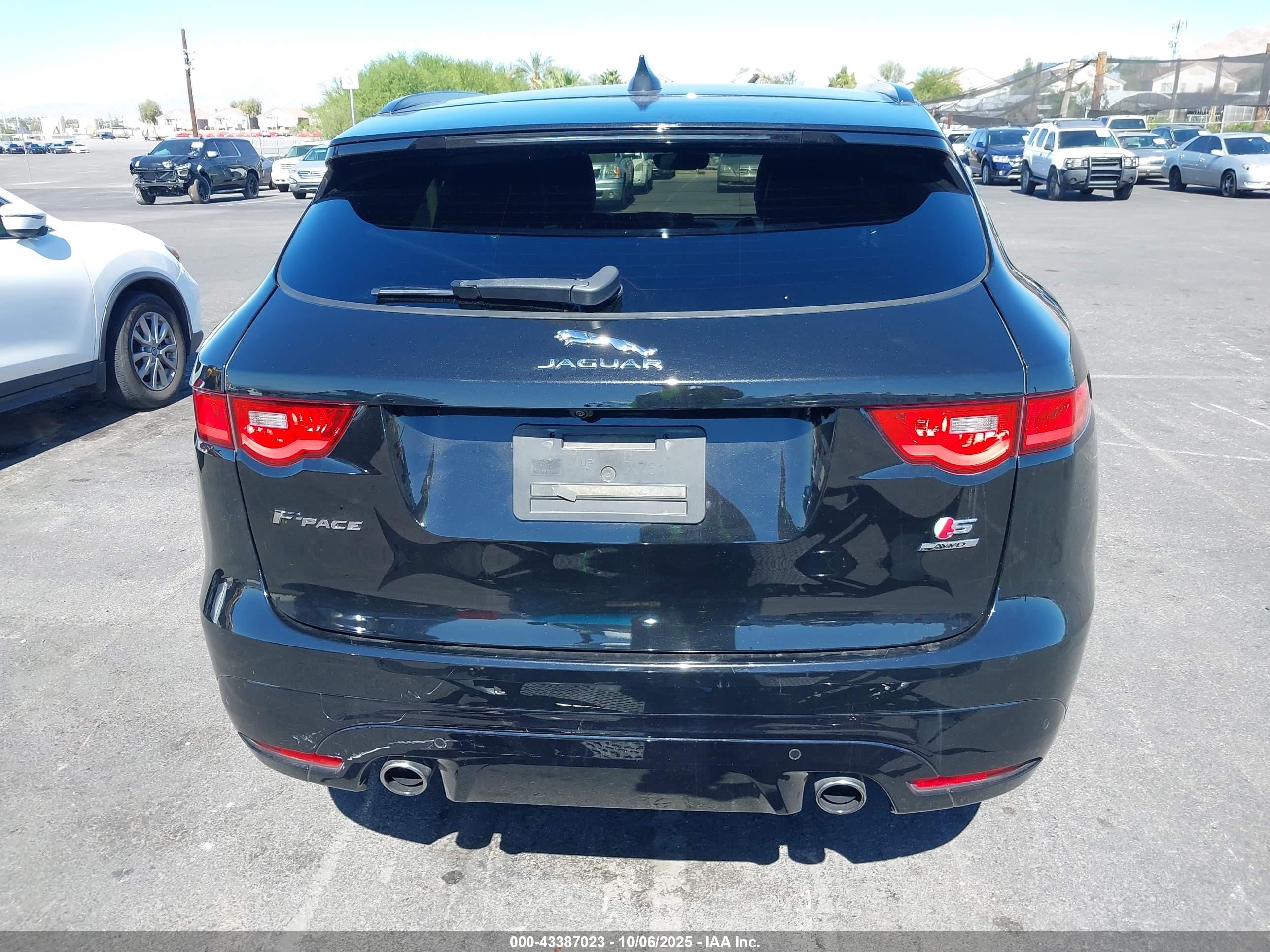 2020 Jaguar F-pace S P380 Awd Automatic Black vin: SADCM2FV6LA662944