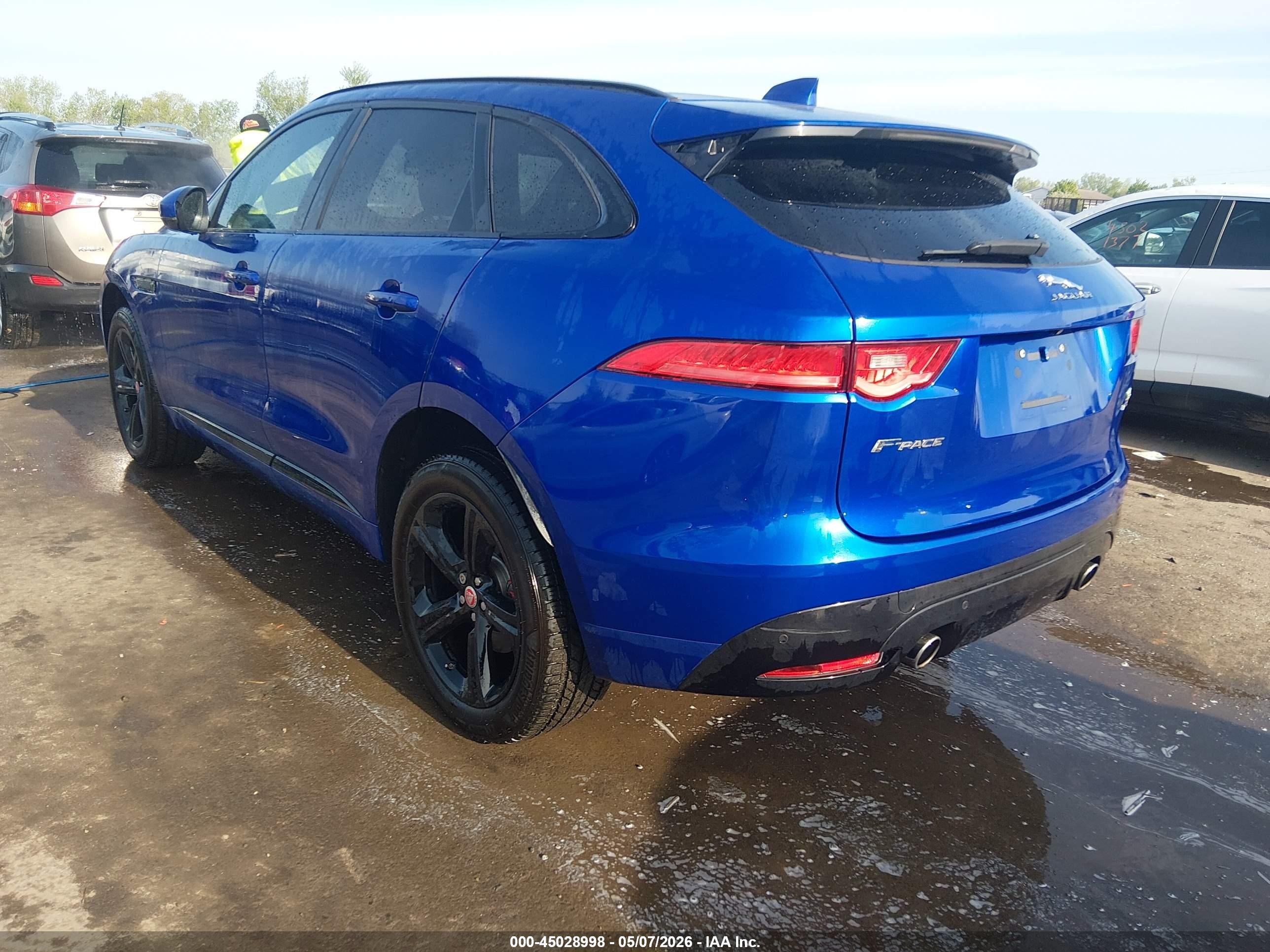 2018 Jaguar F-pace S Синий vin: SADCM2FVXJA246313