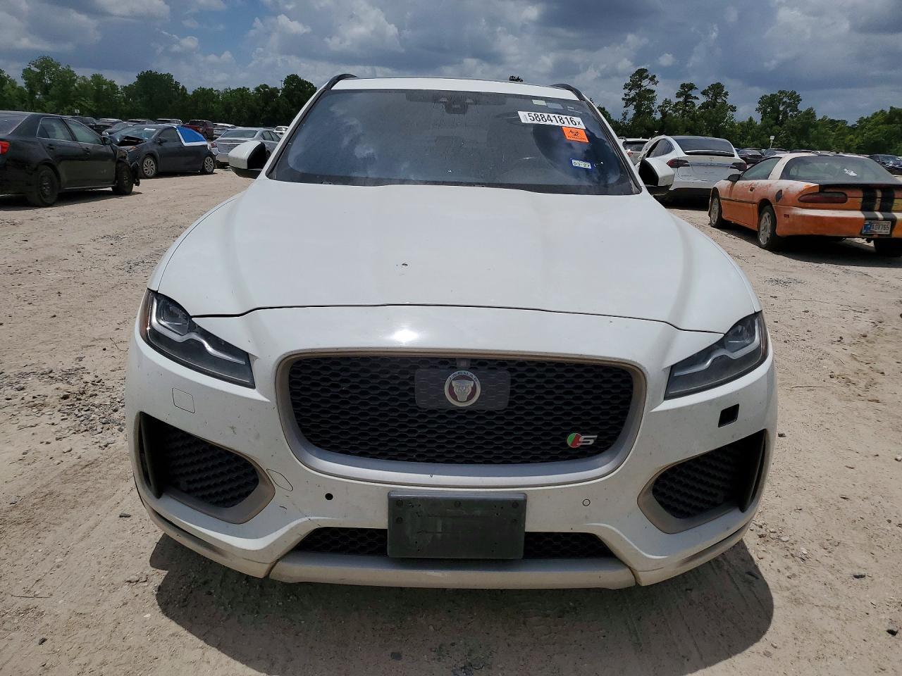 2018 Jaguar F-pace S White vin: SADCM2FVXJA324234