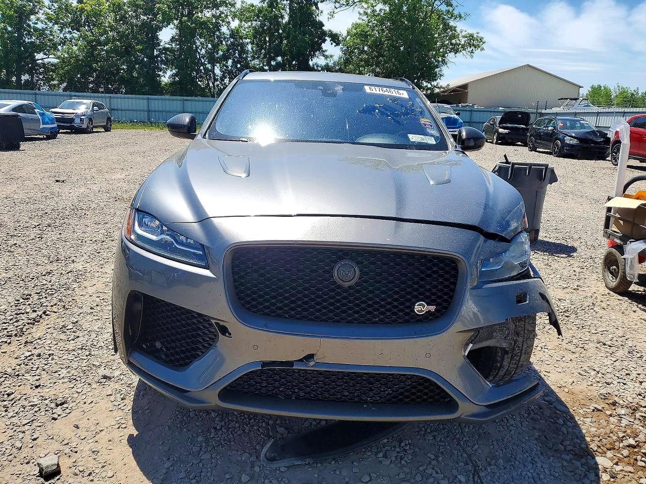 2019 Jaguar F-pace Svr Gray vin: SADCZ2EE1KA606881
