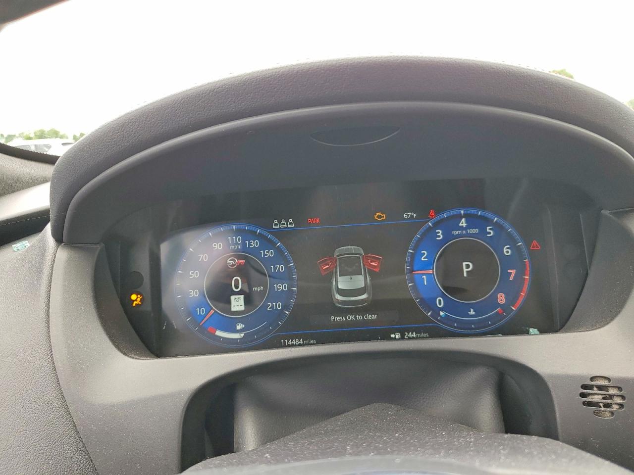 2020 Jaguar F-pace Svr Gray vin: SADCZ2EE4LA639908
