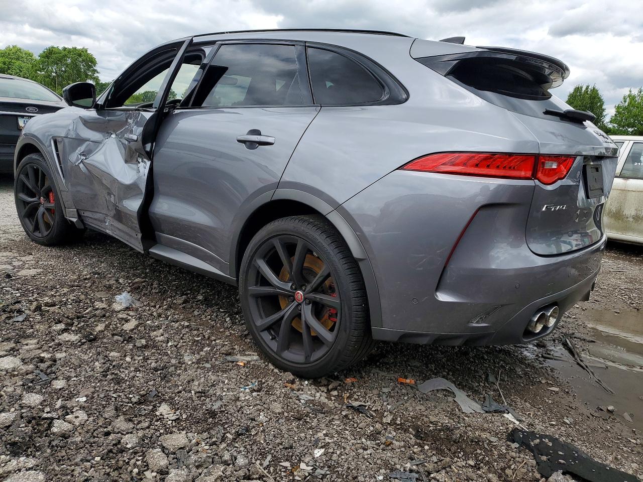 2020 Jaguar F-pace Svr Gray vin: SADCZ2EE4LA639908