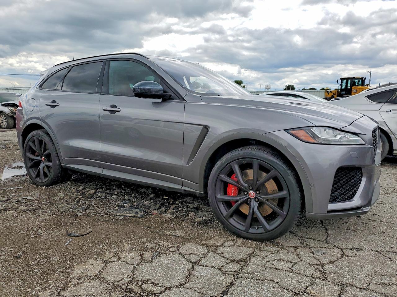 2020 Jaguar F-pace Svr Gray vin: SADCZ2EE4LA639908