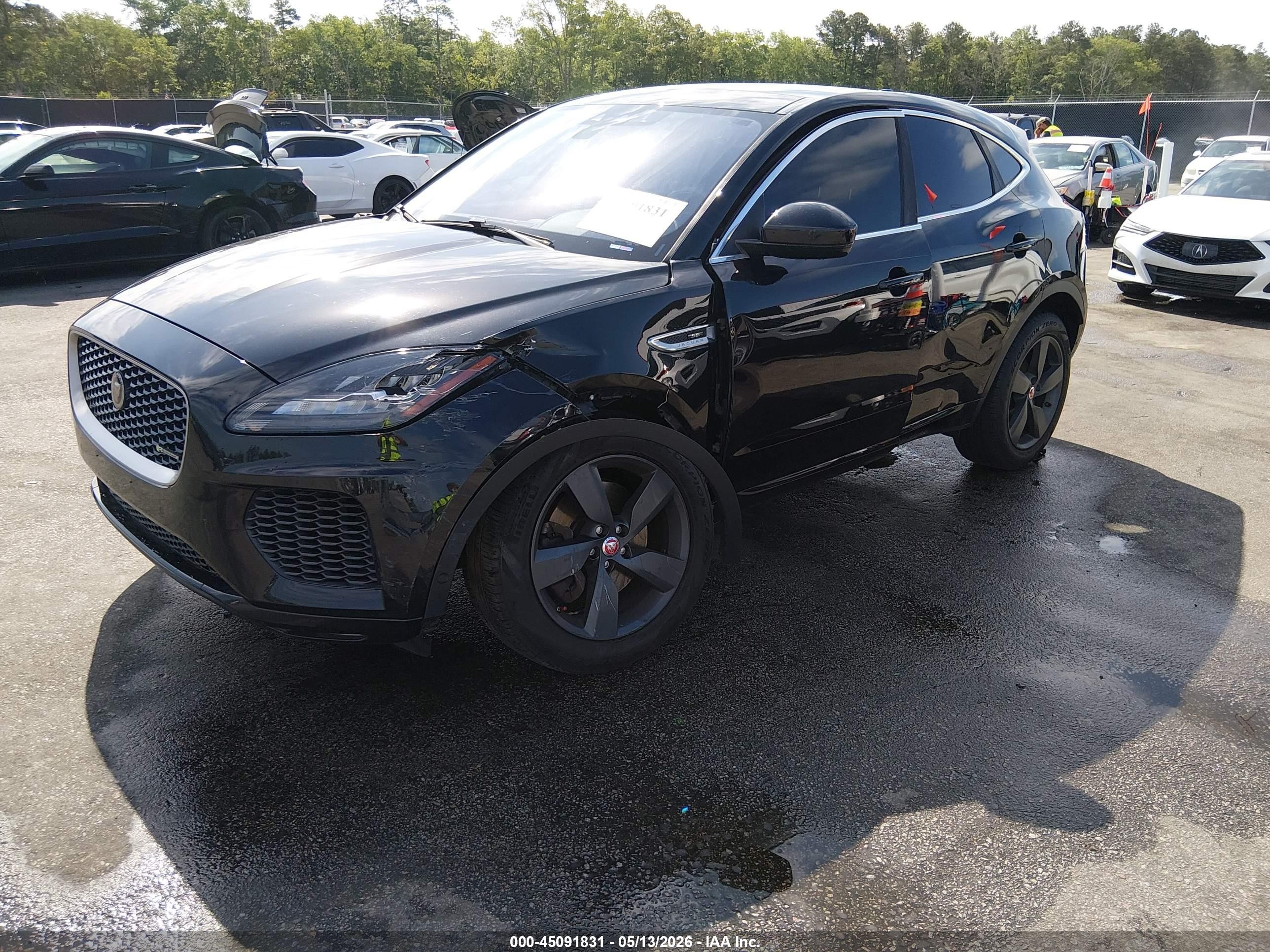 2018 Jaguar E-pace R-dynamic Se Черный vin: SADFL2GX1J1Z31414