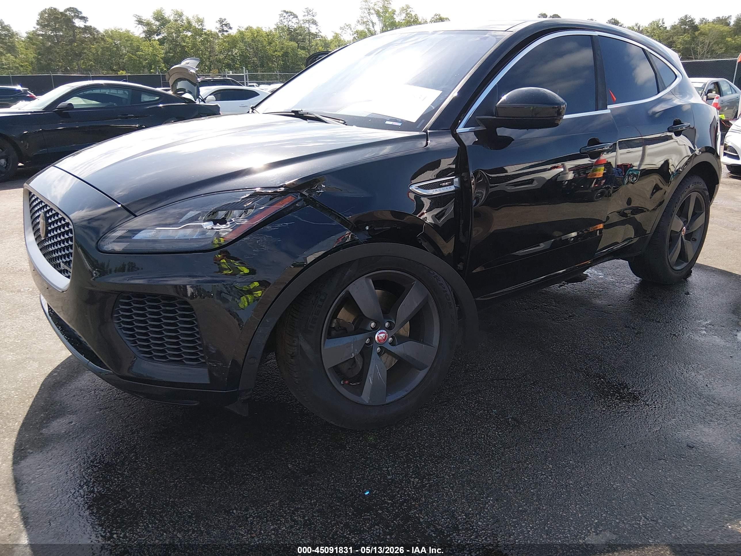 2018 Jaguar E-pace R-dynamic Se Черный vin: SADFL2GX1J1Z31414