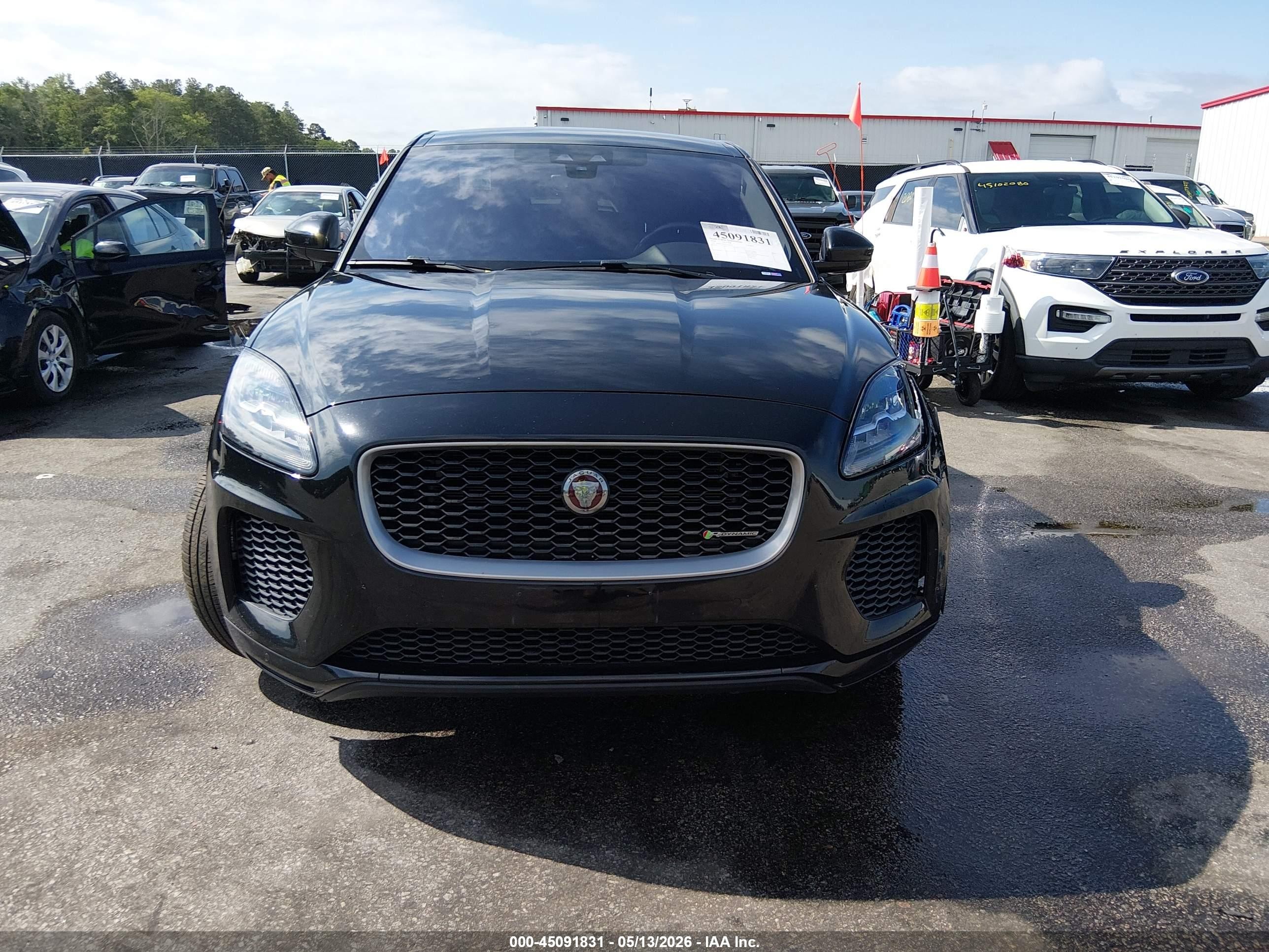 2018 Jaguar E-pace R-dynamic Se Черный vin: SADFL2GX1J1Z31414