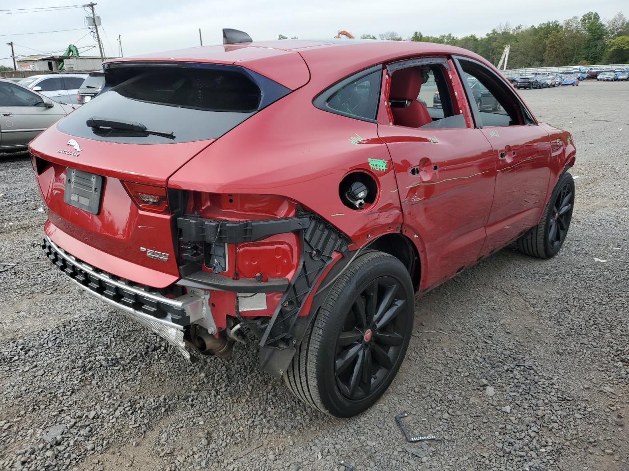 2020 Jaguar E-pace R-dynamic S Red vin: SADFT2GX0L1Z79926