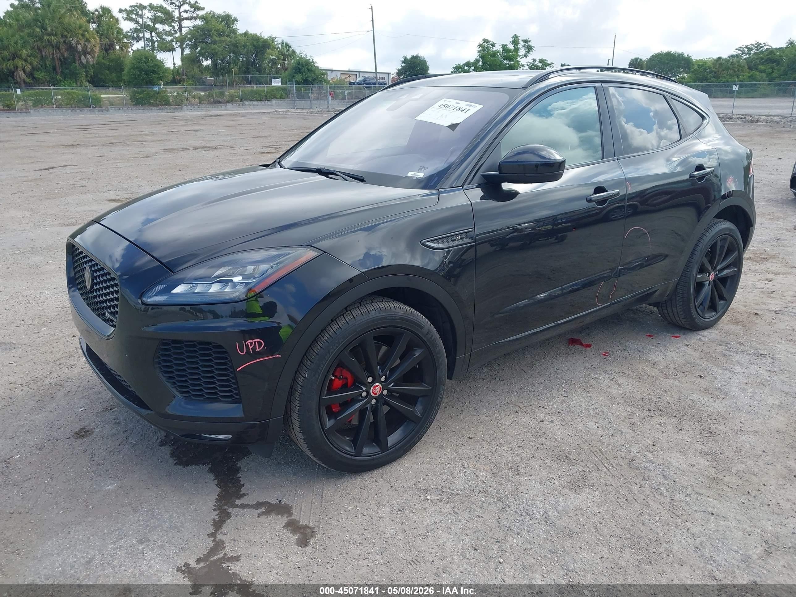 2018 Jaguar E-pace R-dynamic S Черный vin: SADFT2GX4J1Z29835