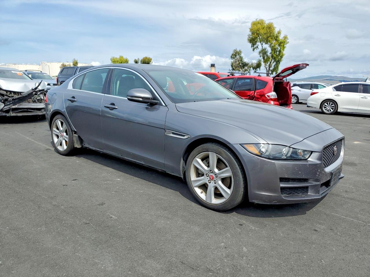 2017 Jaguar Xe Prestige Gray vin: SAJAE4BGXHA963759