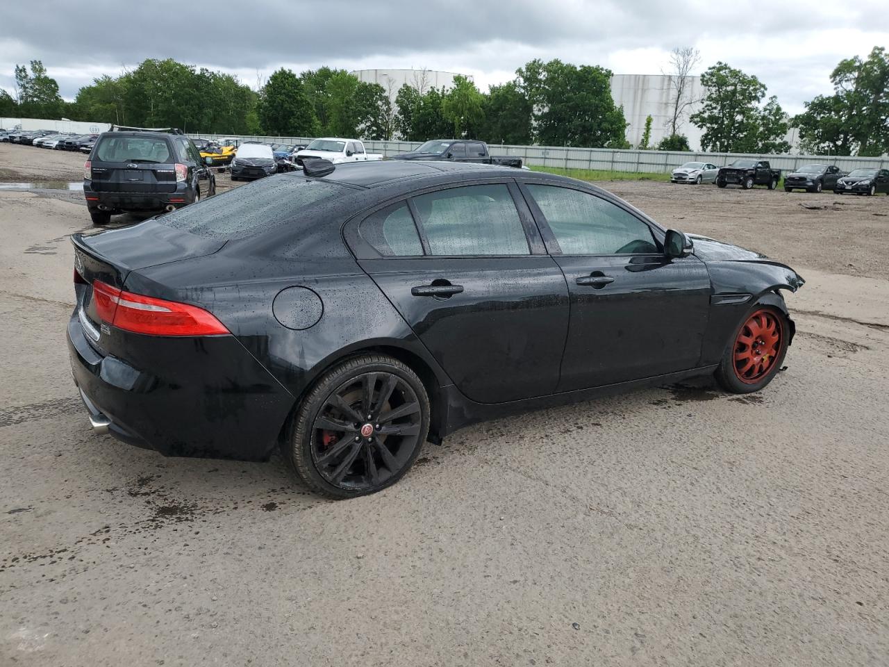 2018 Jaguar Xe Prestige Черный vin: SAJAK4EV6JCP21015