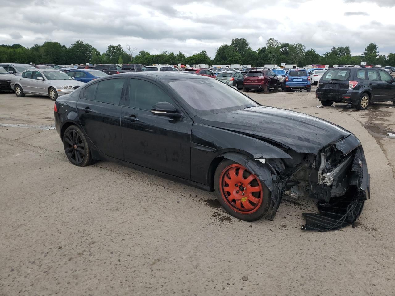 2018 Jaguar Xe Prestige Черный vin: SAJAK4EV6JCP21015