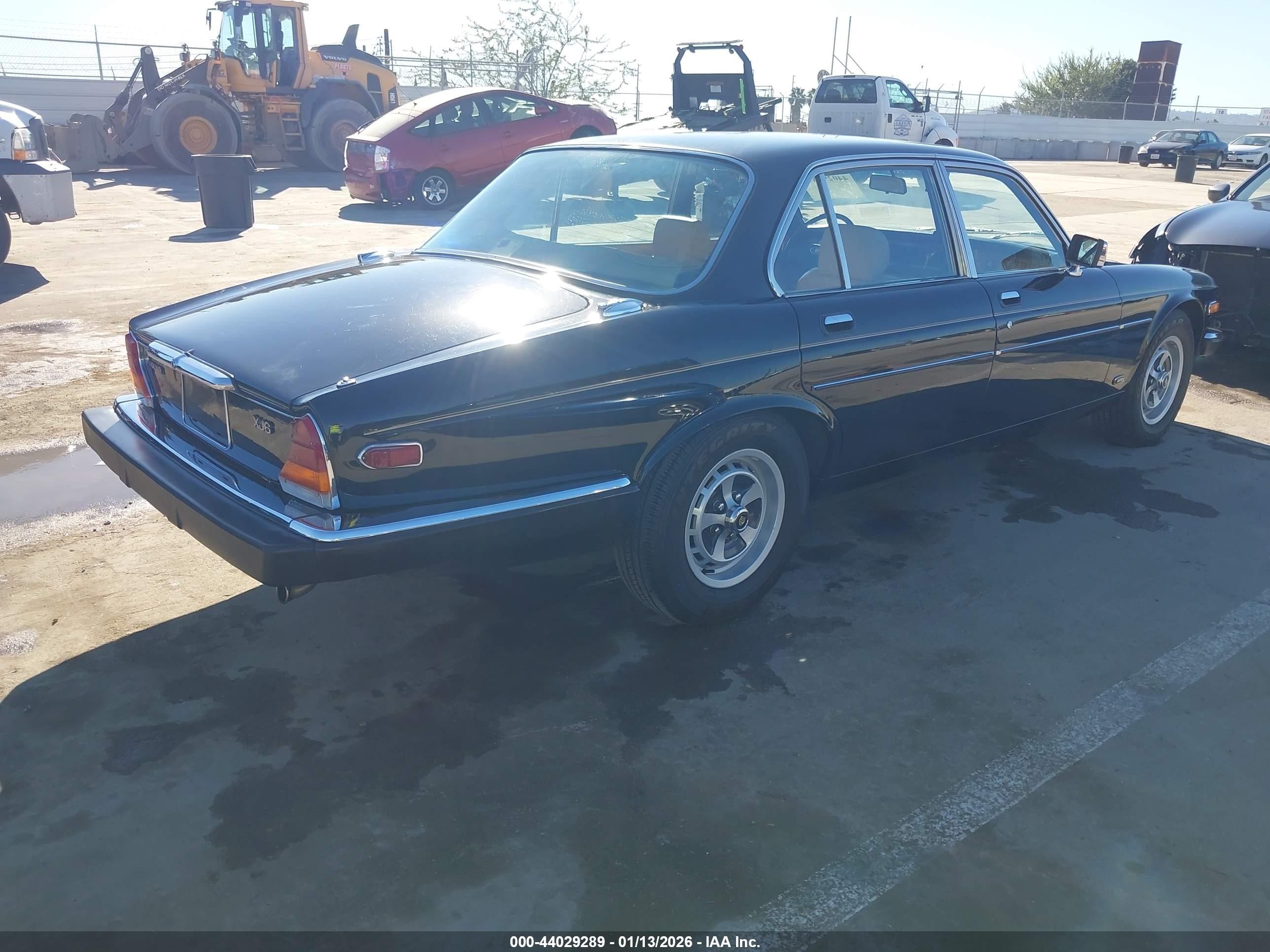 1984 Jaguar Xj6   Black vin: SAJAV1340EC370804