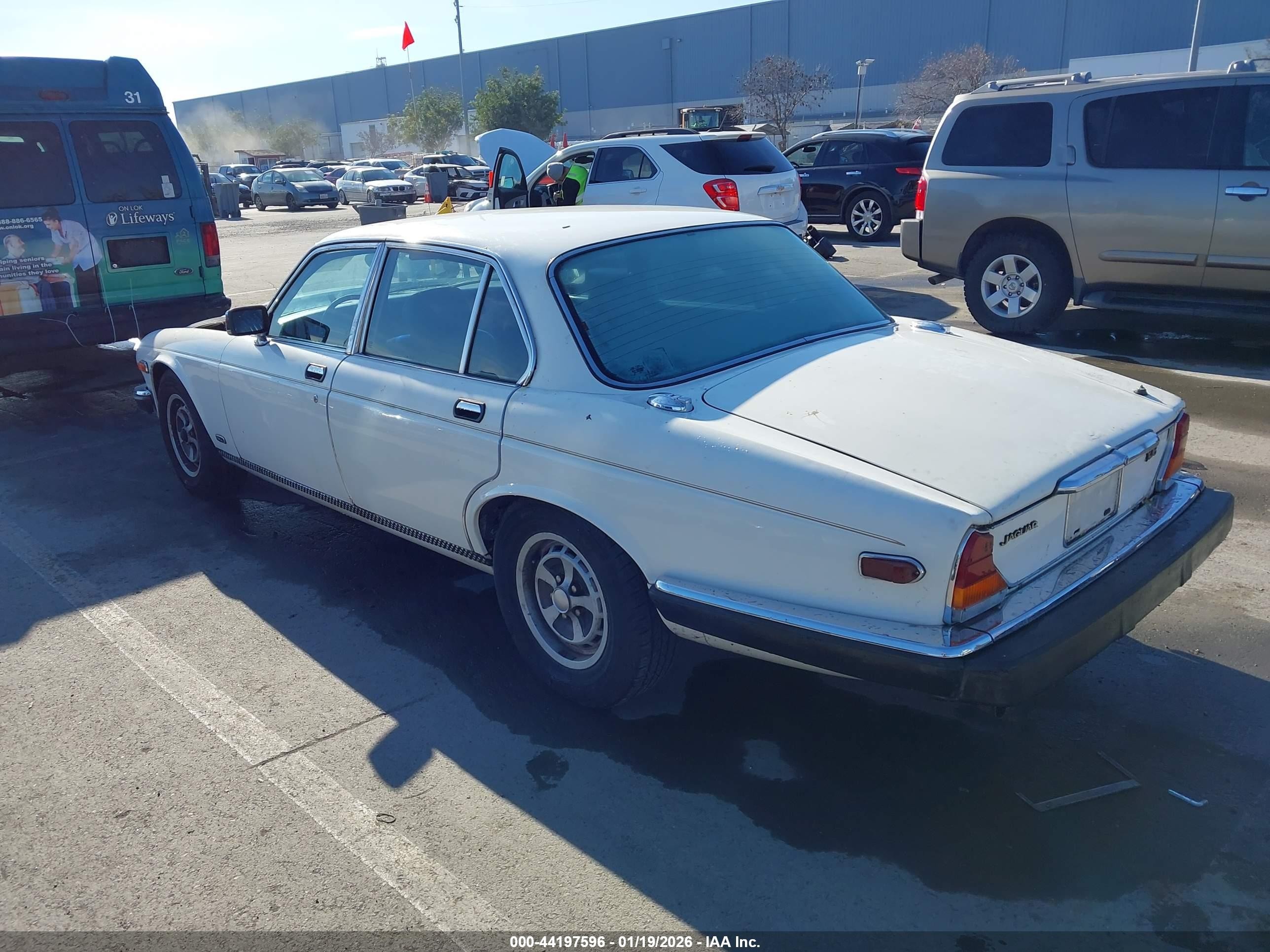 1985 Jaguar Xj6   Белый vin: SAJAV1340FC398667