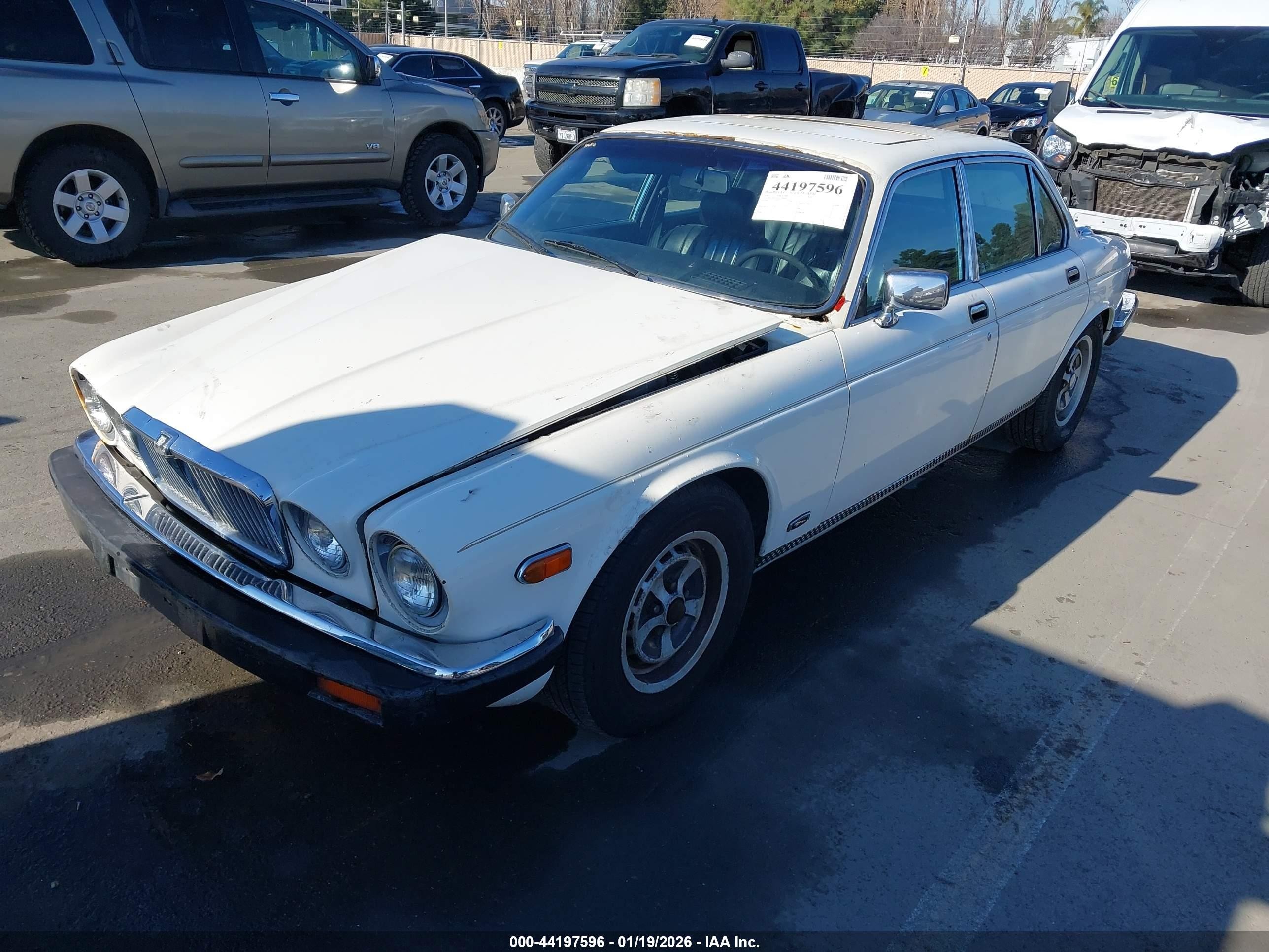 1985 Jaguar Xj6   Белый vin: SAJAV1340FC398667