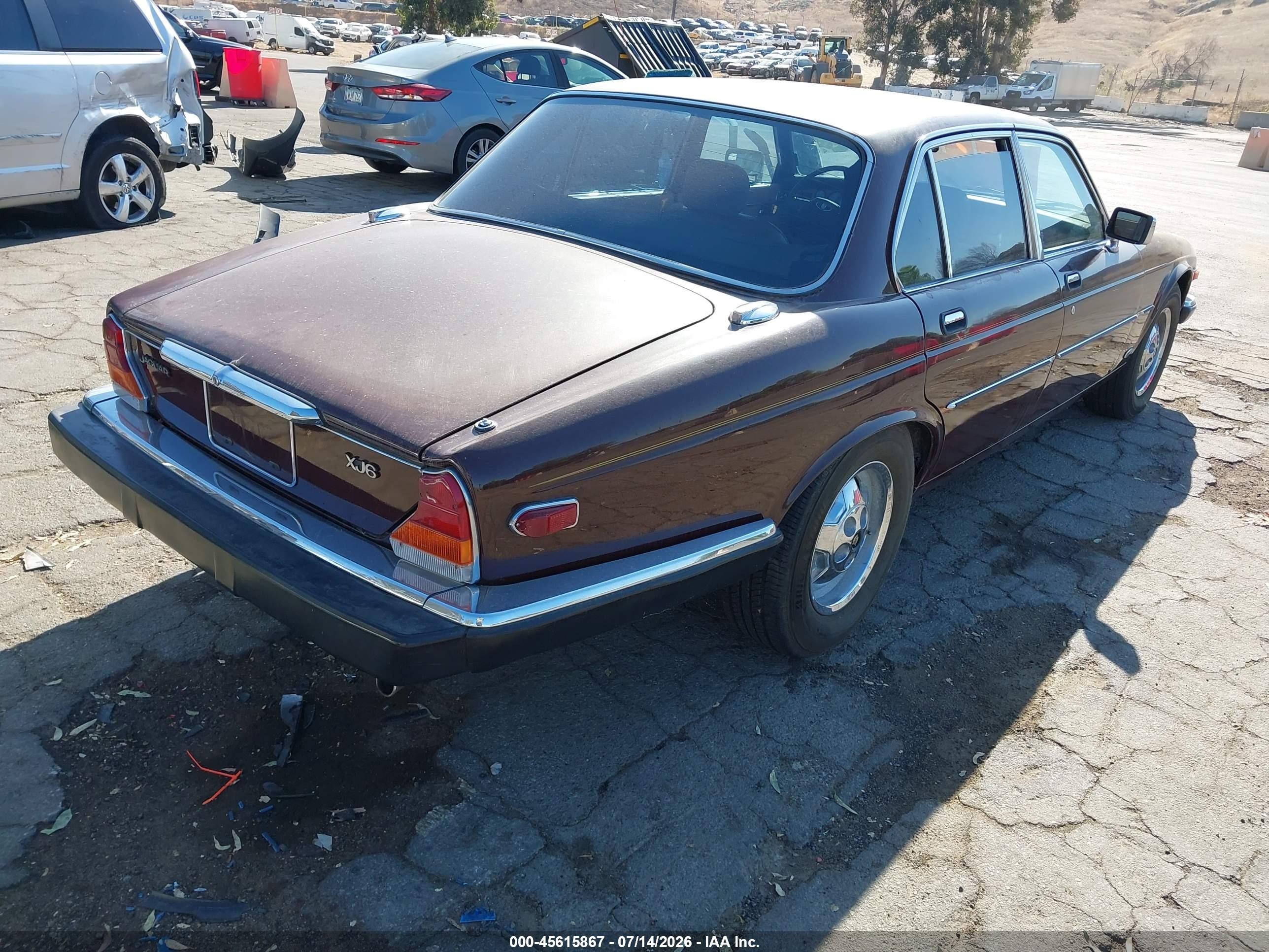 1984 Jaguar Xj6   Brown vin: SAJAV1342EC389788