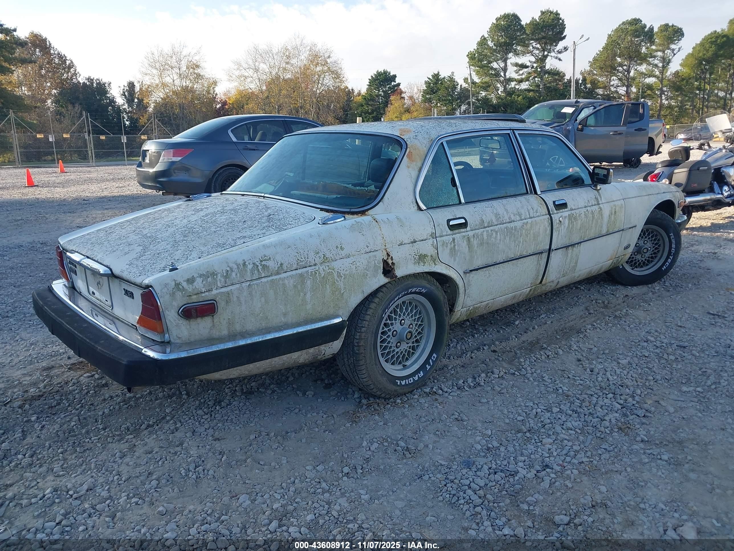 1985 Jaguar Xj6   White vin: SAJAV1344FC430441