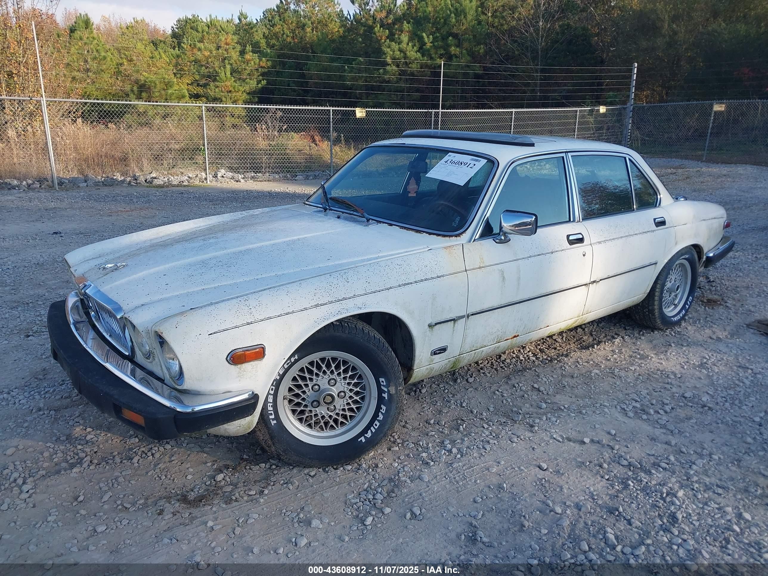 1985 Jaguar Xj6   White vin: SAJAV1344FC430441