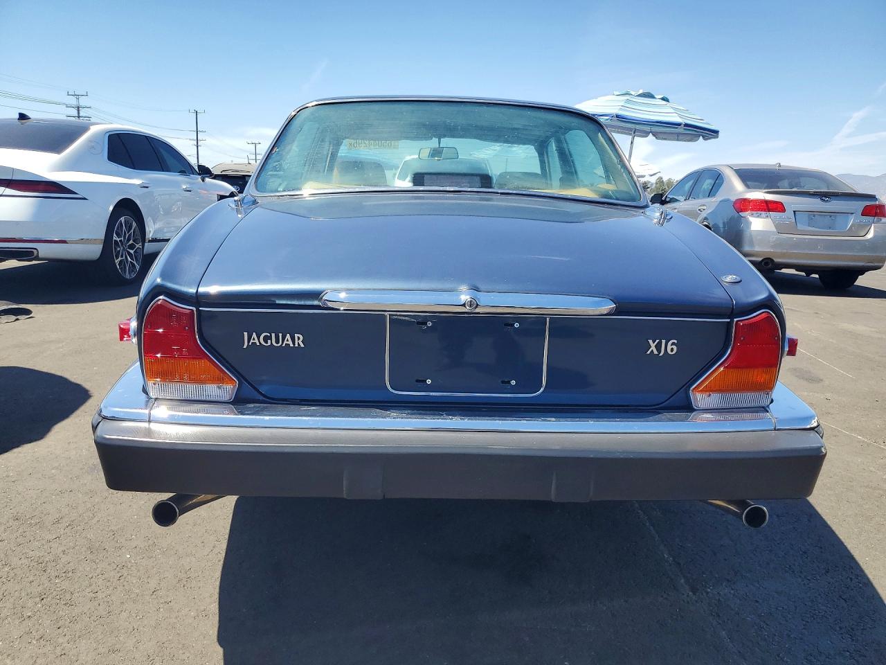 1987 Jaguar Xj6 Blue vin: SAJAV1347HC461900