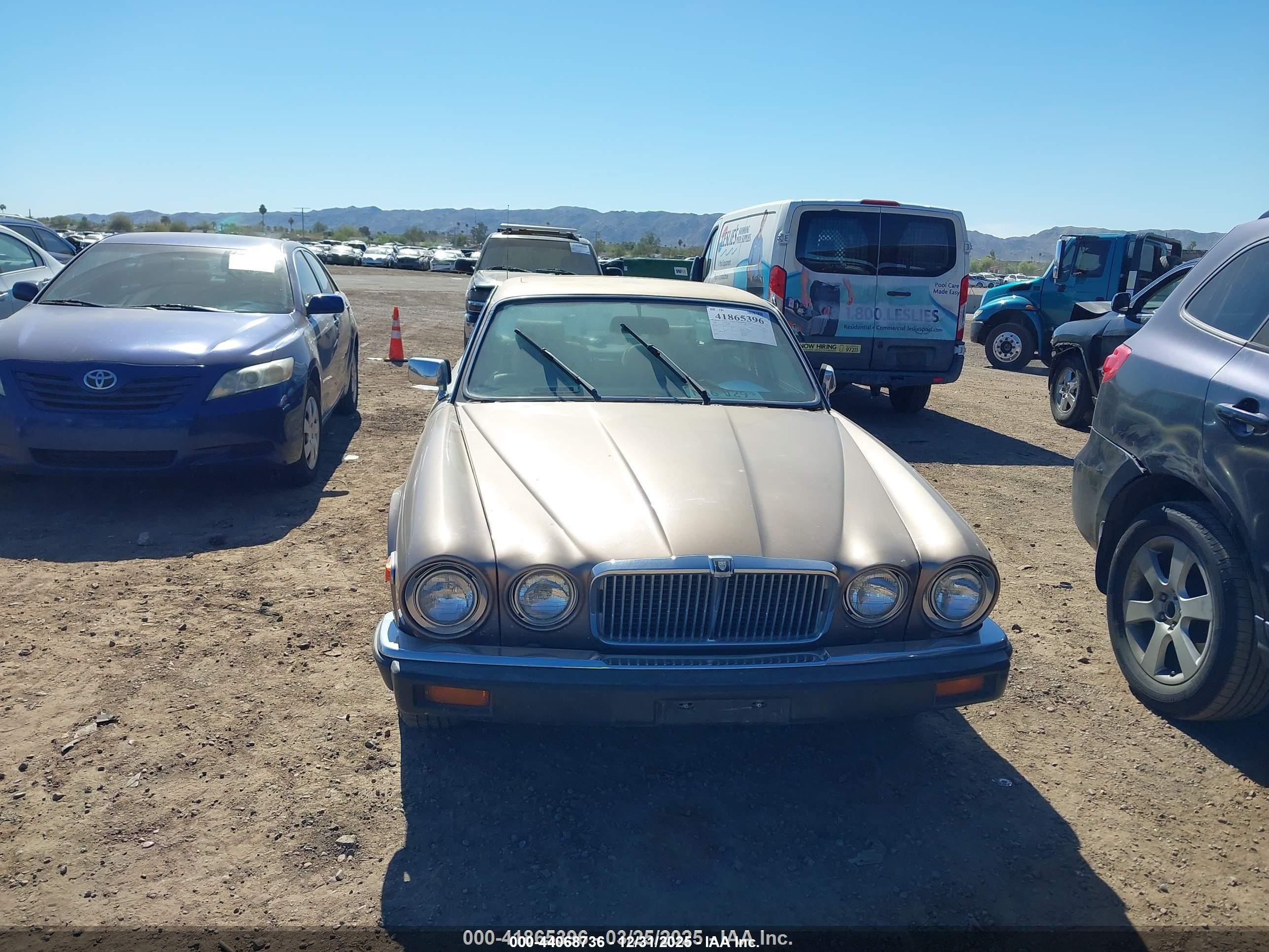 1986 Jaguar Xj6 Vanden Plas Коричневый vin: SAJAY1343GC456151